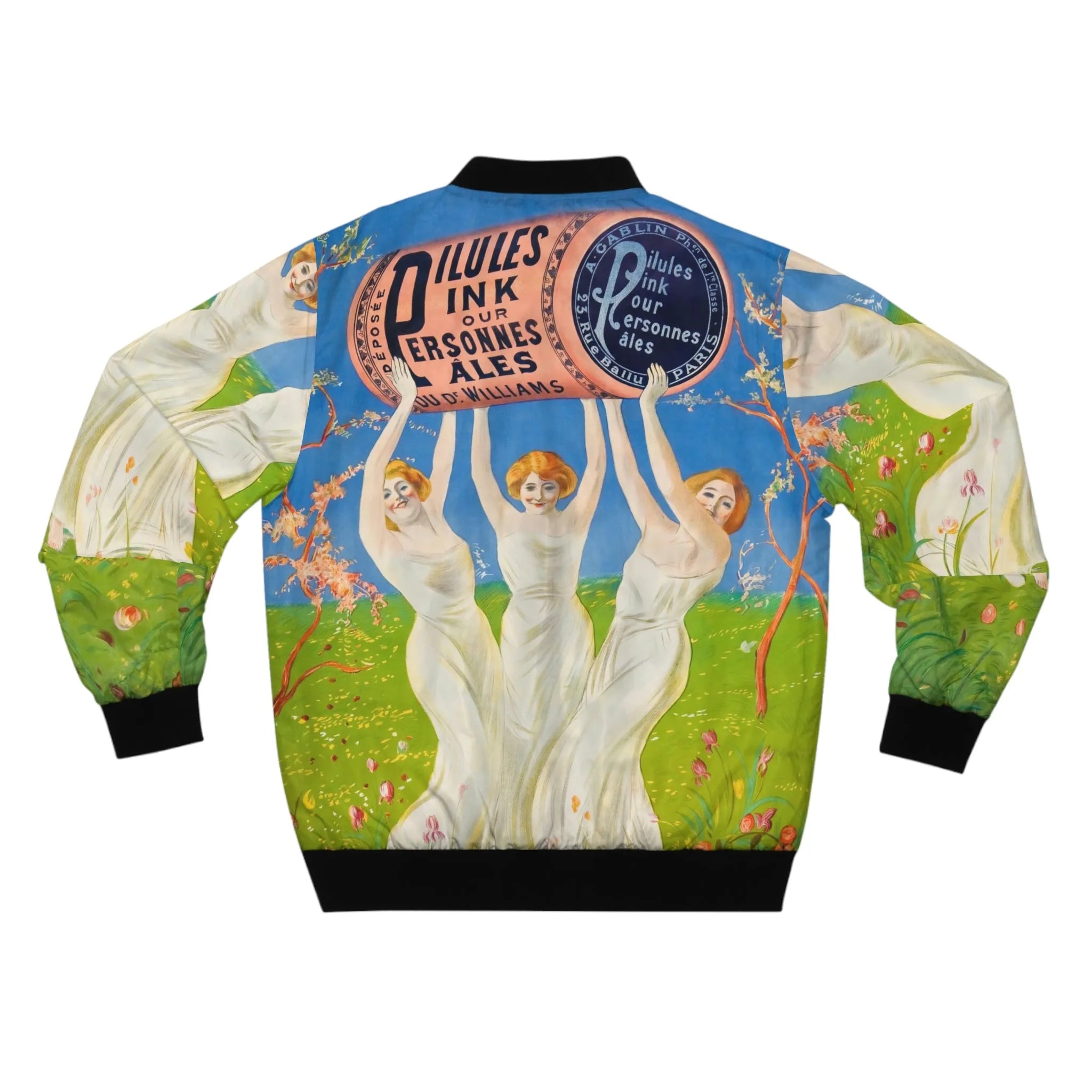 Pink Pills for Pale People Bomber Jacket