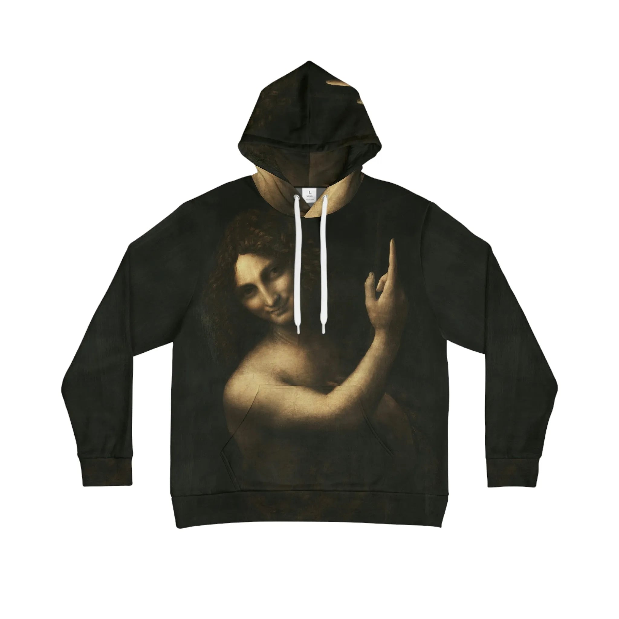 Saint John the Baptist Leonardo Da Vinci Art Hoodie