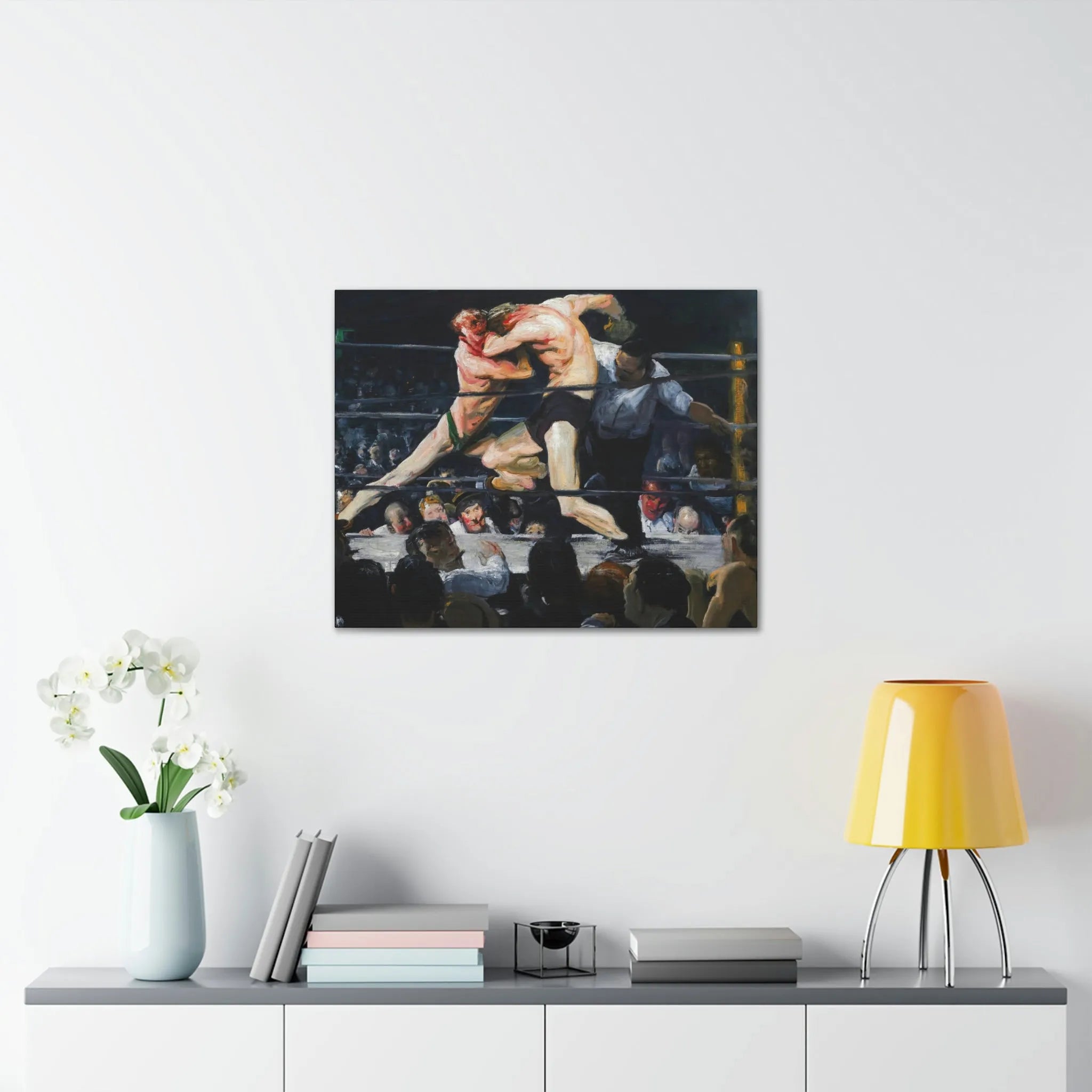 Stag at Sharkey’s George Bellows Art Canvas Gallery Wraps