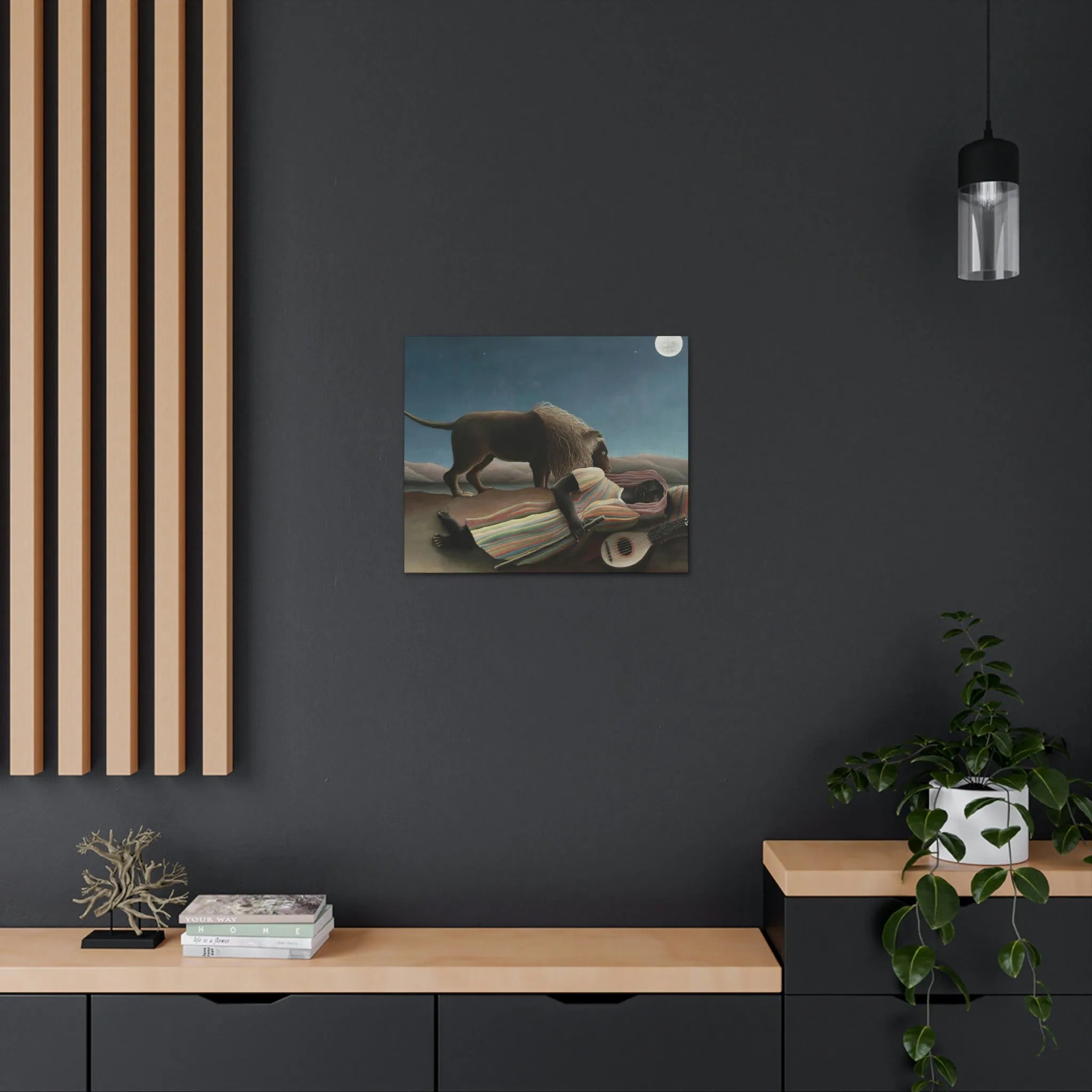 The Sleeping Gypsy Henri Rousseau Canvas Gallery Wraps