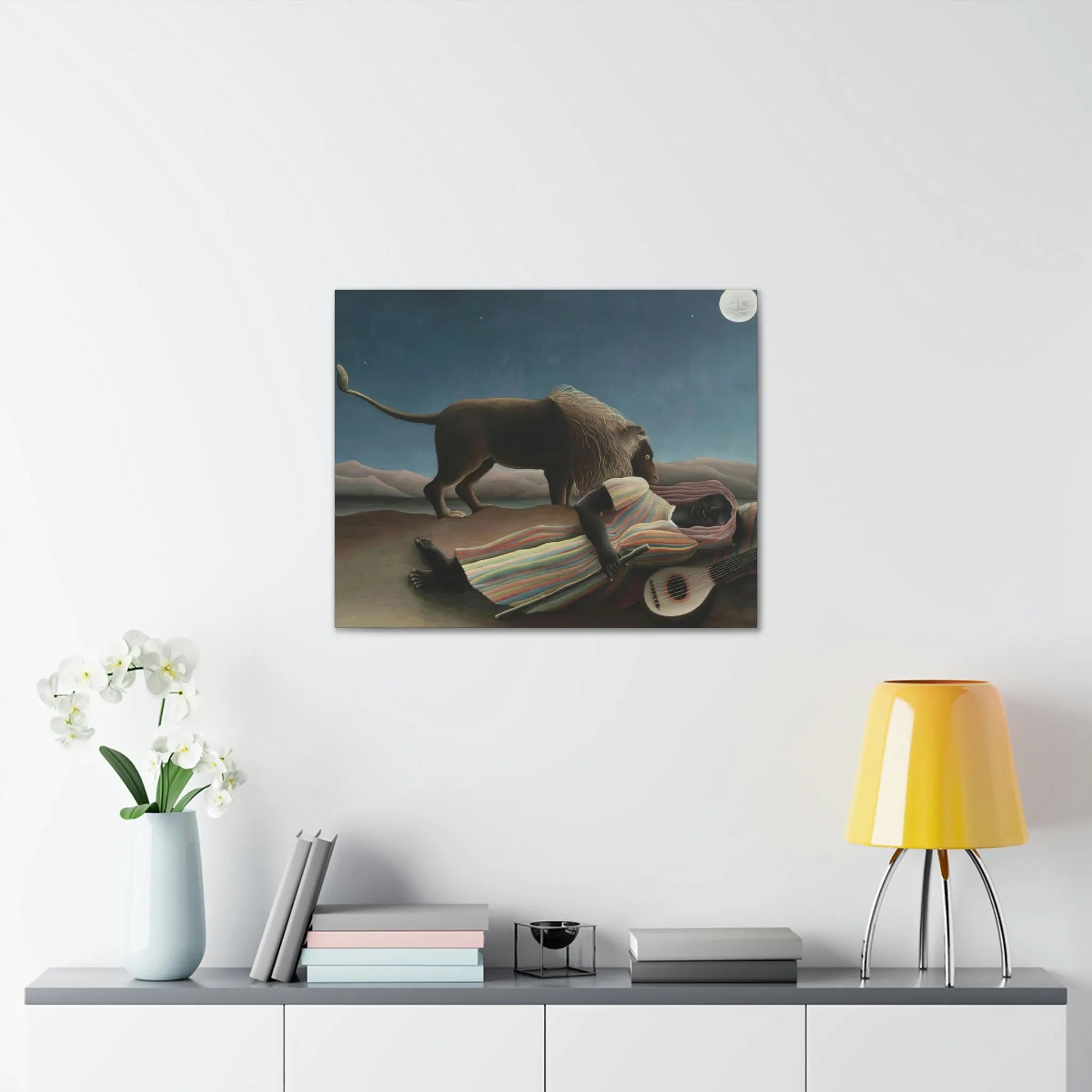 The Sleeping Gypsy Henri Rousseau Canvas Gallery Wraps