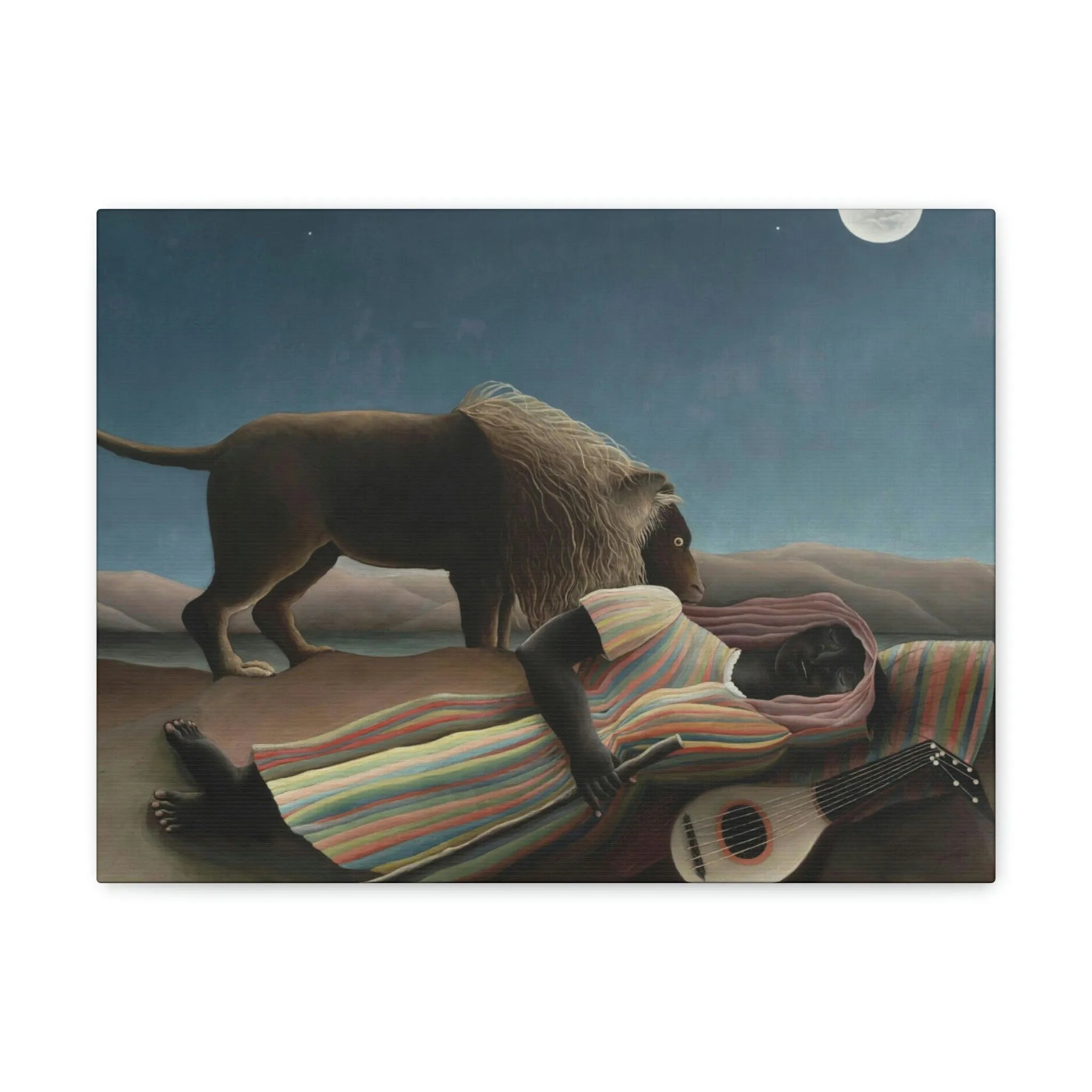 The Sleeping Gypsy Henri Rousseau Canvas Gallery Wraps