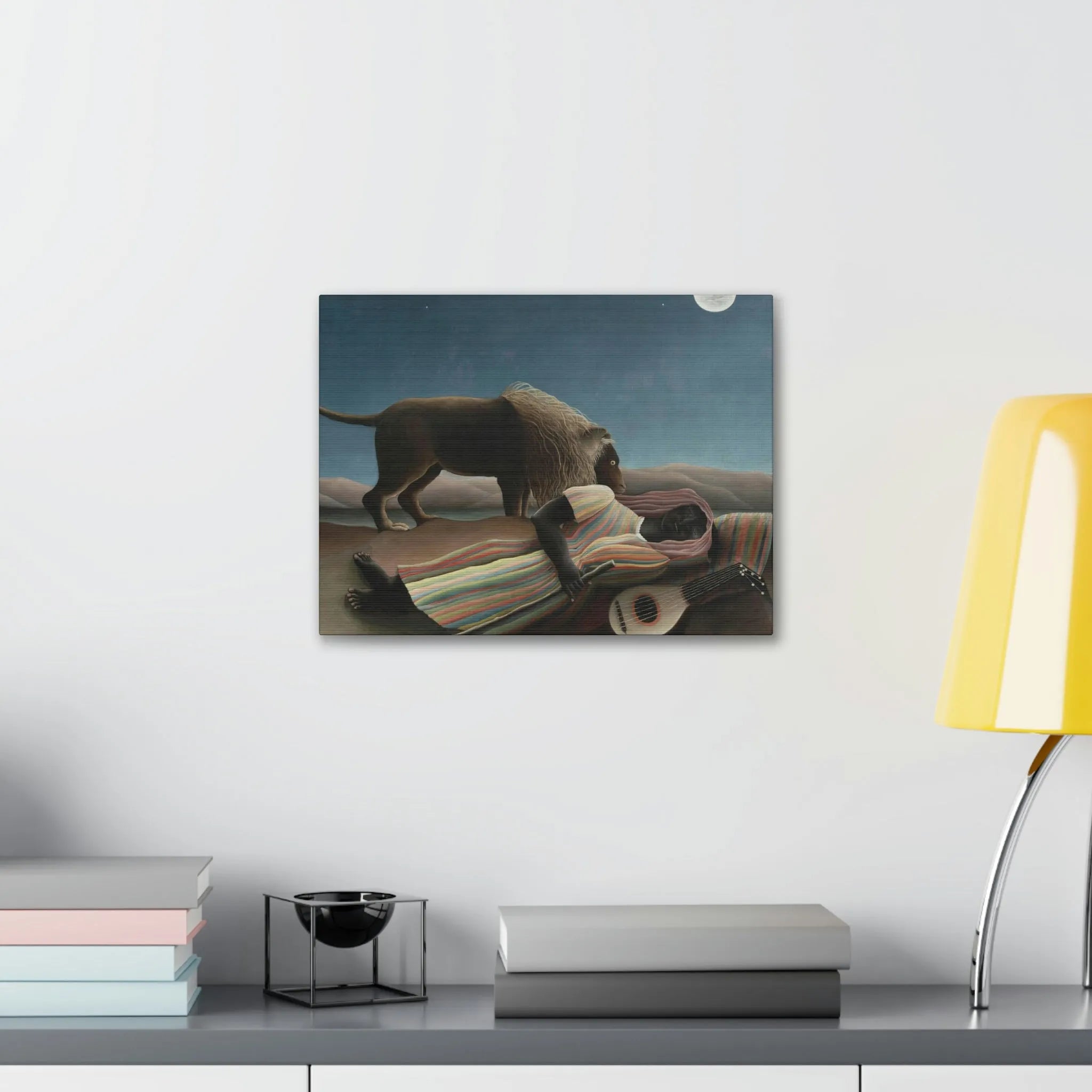 The Sleeping Gypsy Henri Rousseau Canvas Gallery Wraps
