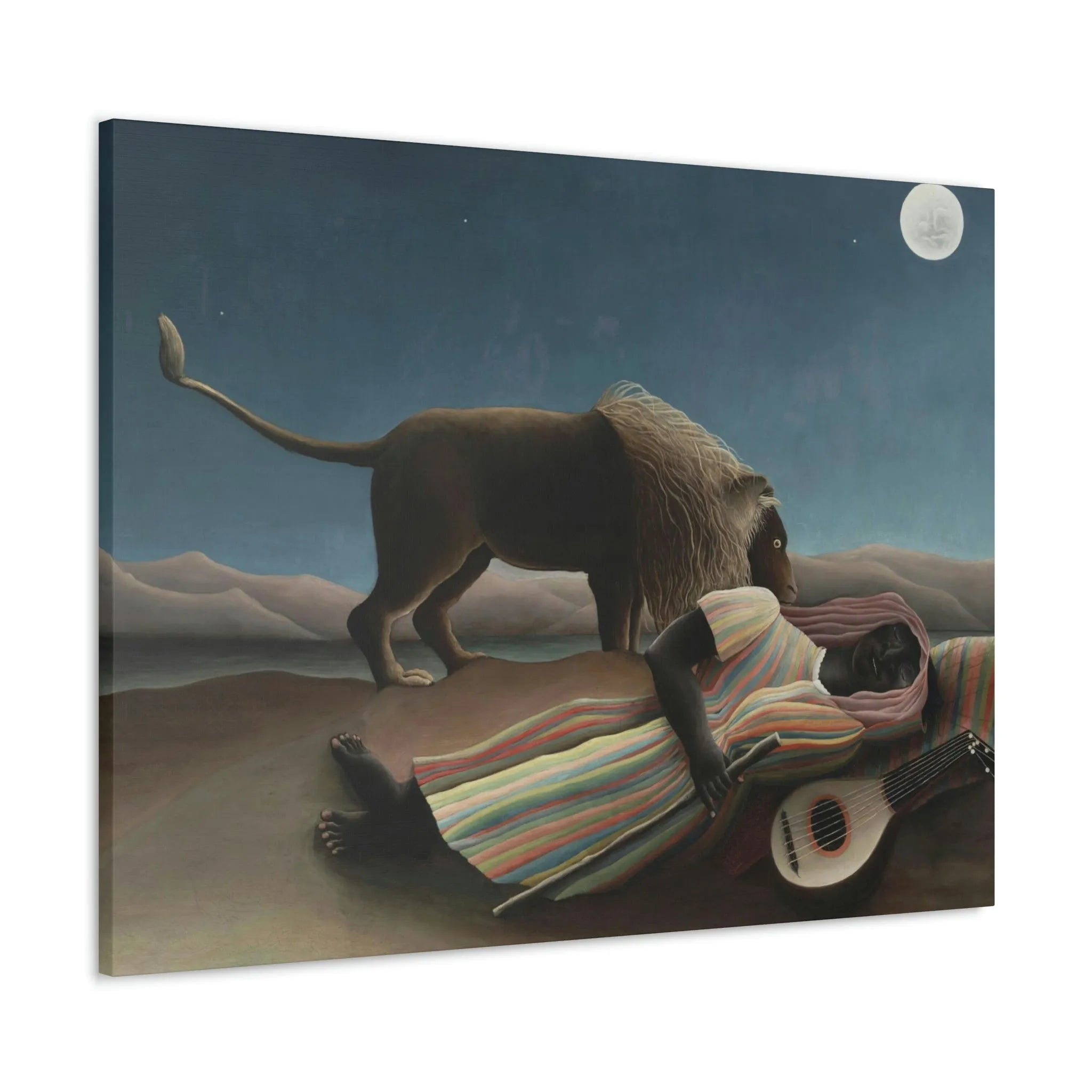 The Sleeping Gypsy Henri Rousseau Canvas Gallery Wraps