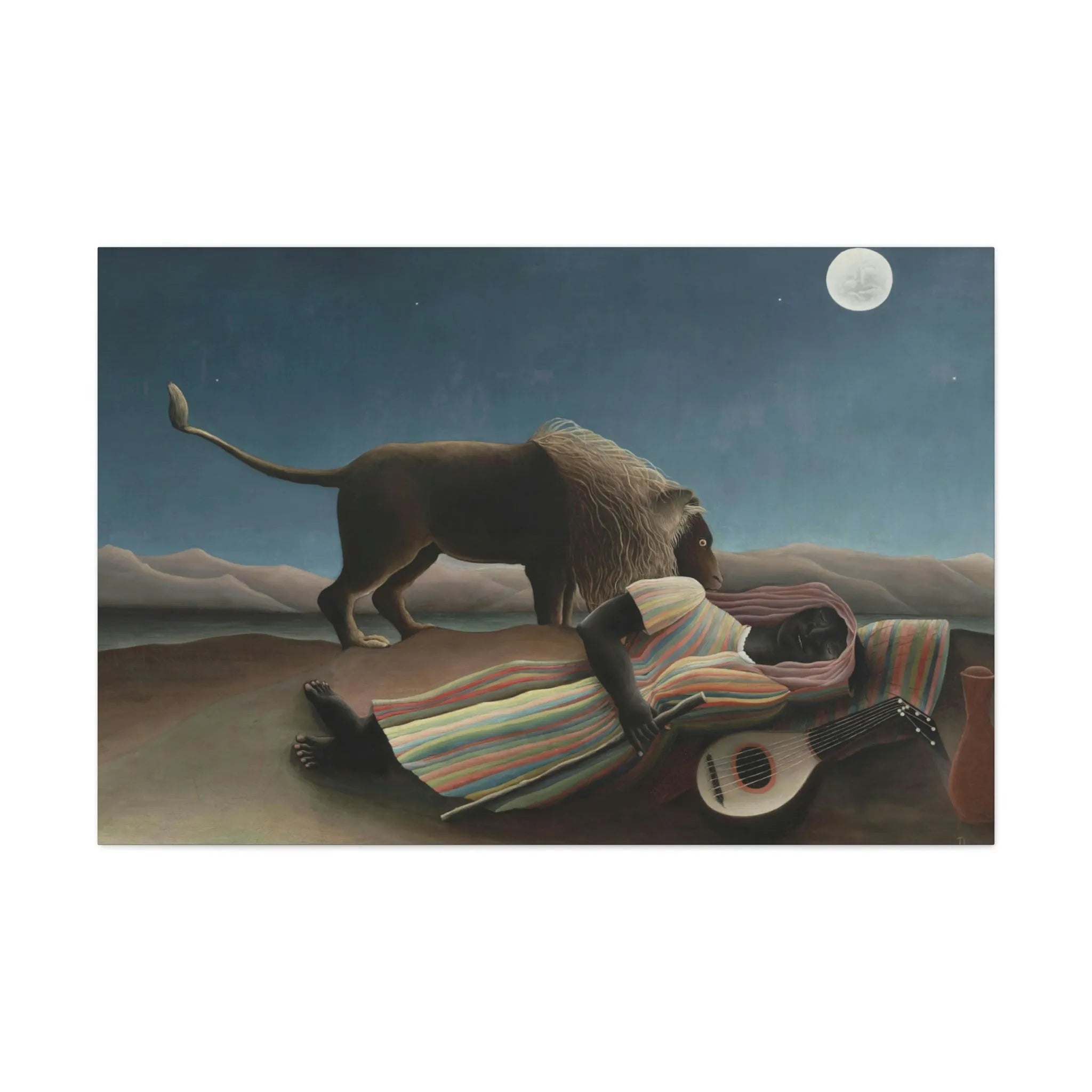 The Sleeping Gypsy Henri Rousseau Canvas Gallery Wraps