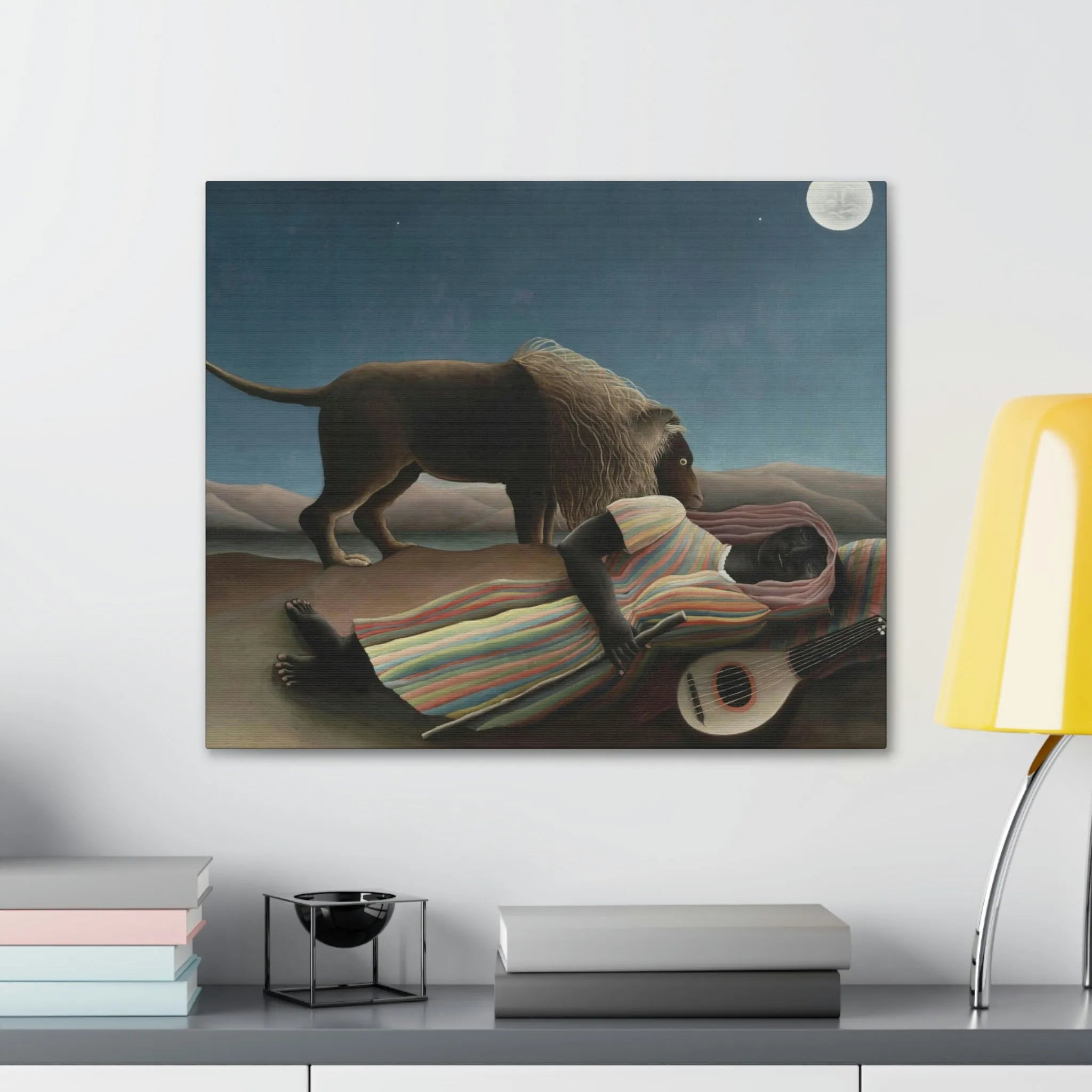 The Sleeping Gypsy Henri Rousseau Canvas Gallery Wraps