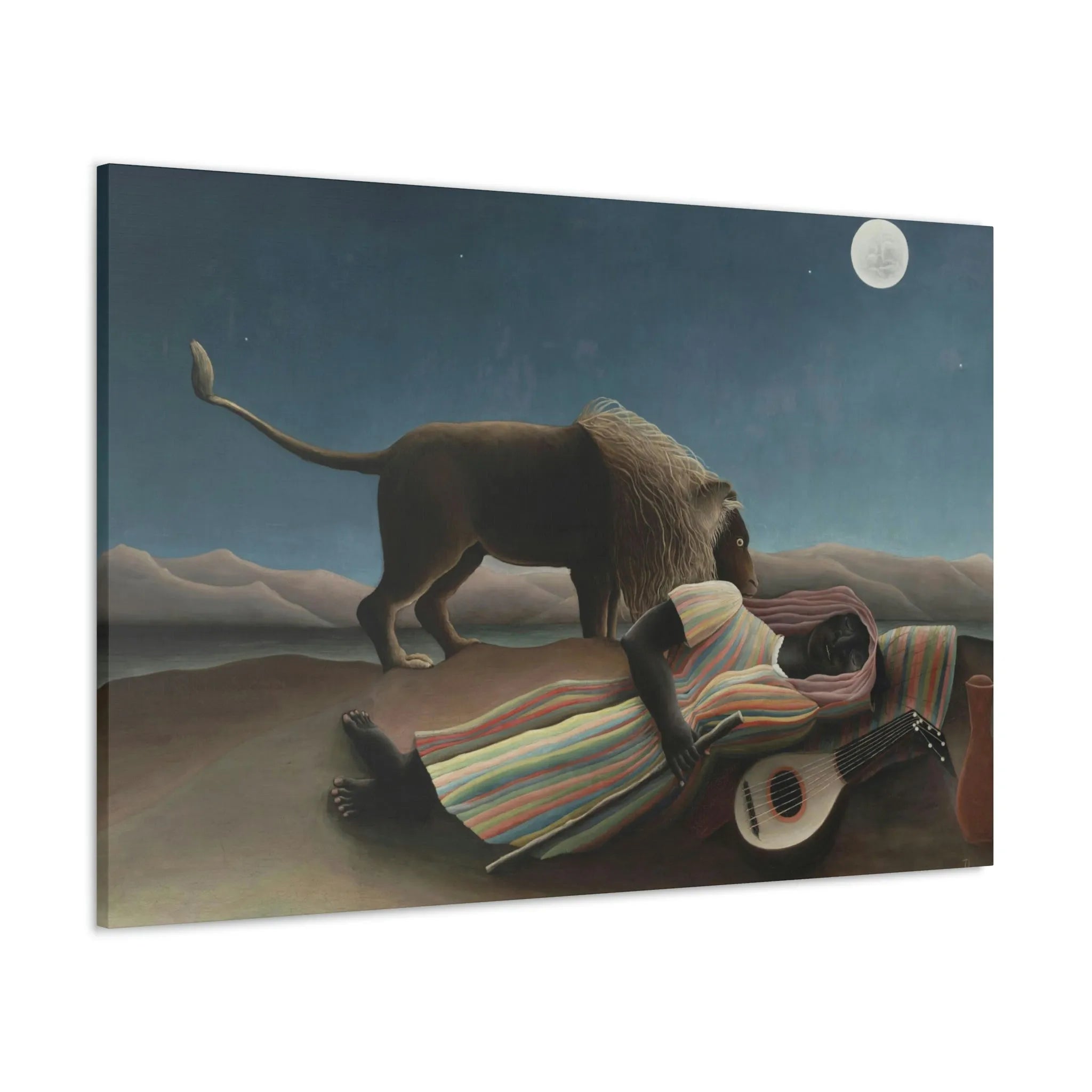 The Sleeping Gypsy Henri Rousseau Canvas Gallery Wraps