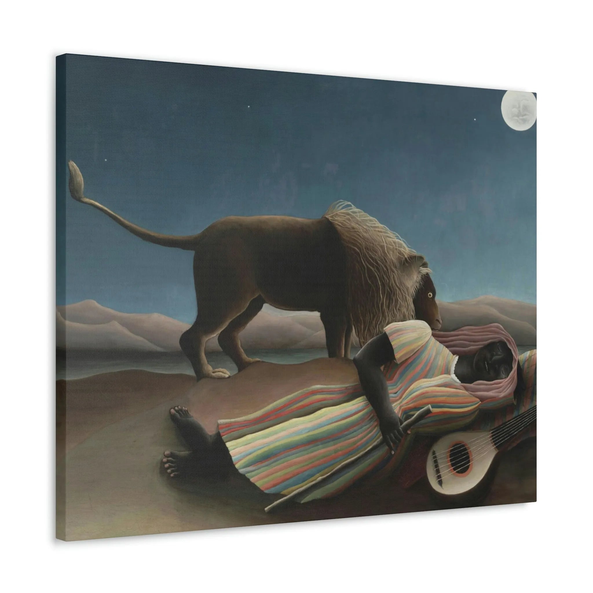 The Sleeping Gypsy Henri Rousseau Canvas Gallery Wraps
