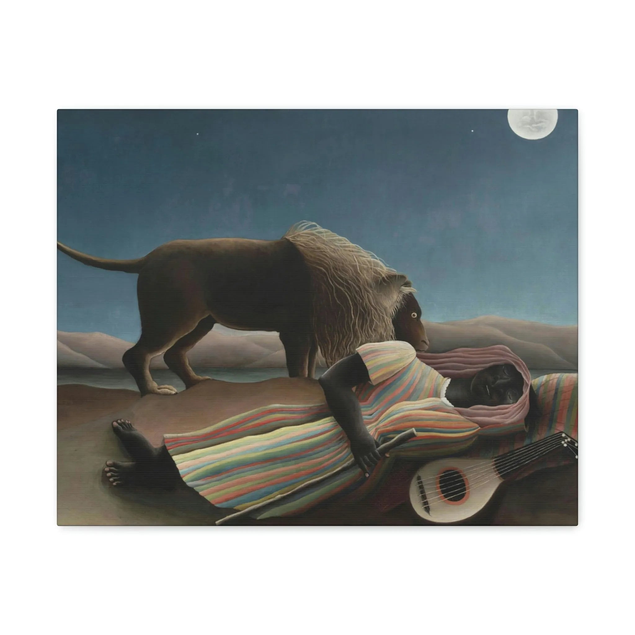 The Sleeping Gypsy Henri Rousseau Canvas Gallery Wraps