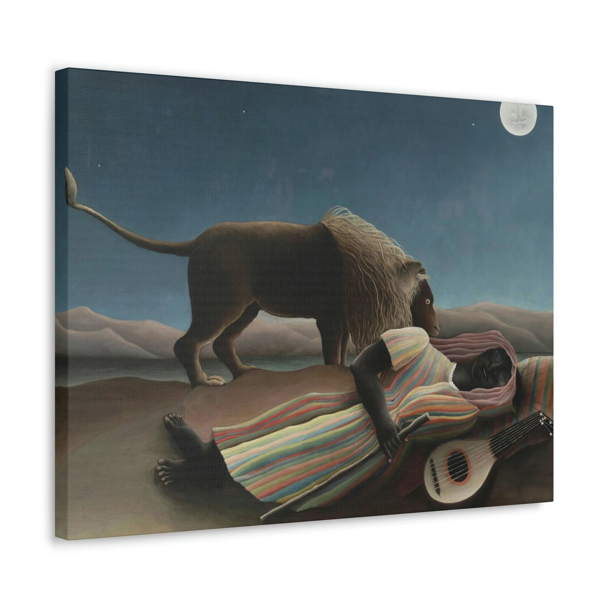 The Sleeping Gypsy Henri Rousseau Canvas Gallery Wraps