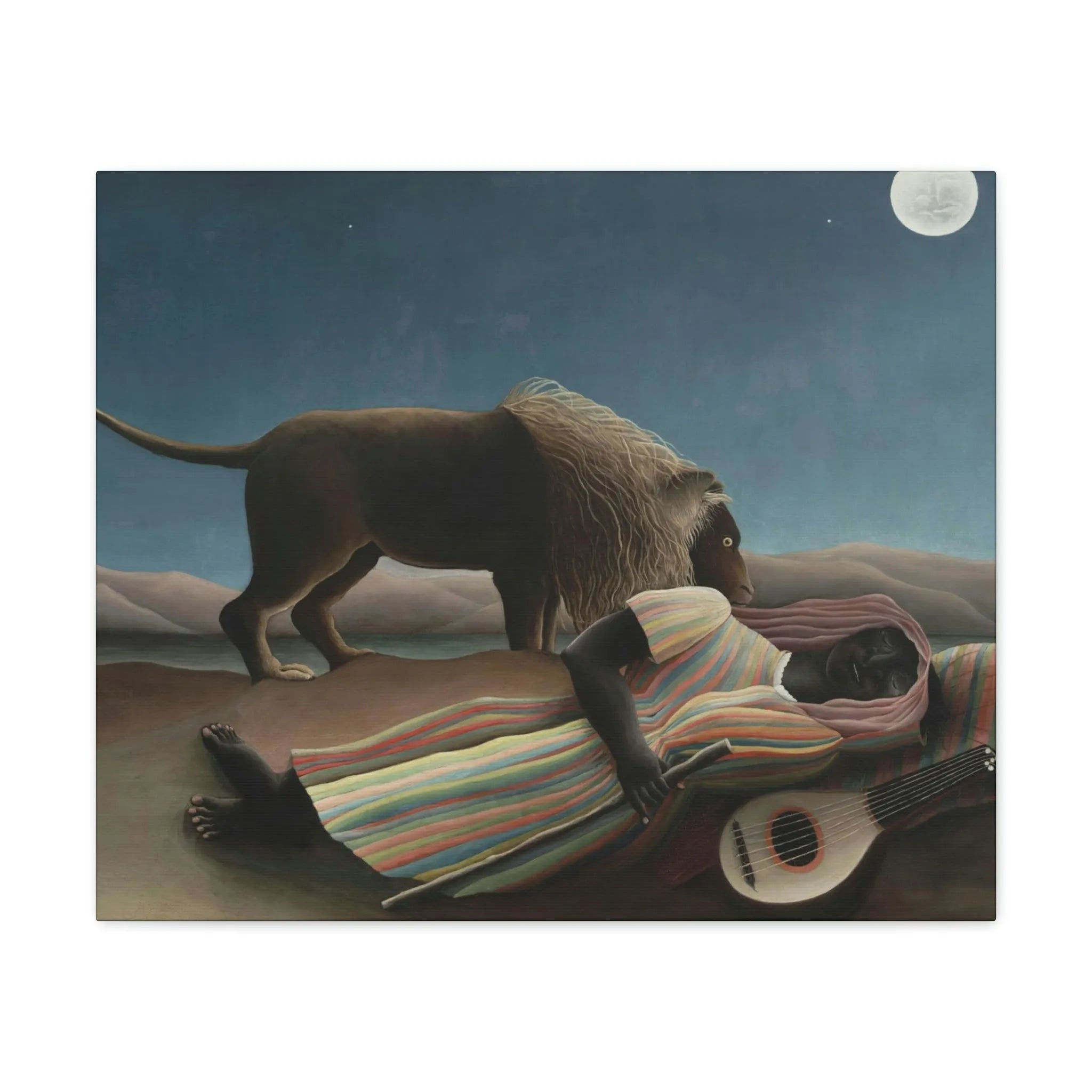 The Sleeping Gypsy Henri Rousseau Canvas Gallery Wraps