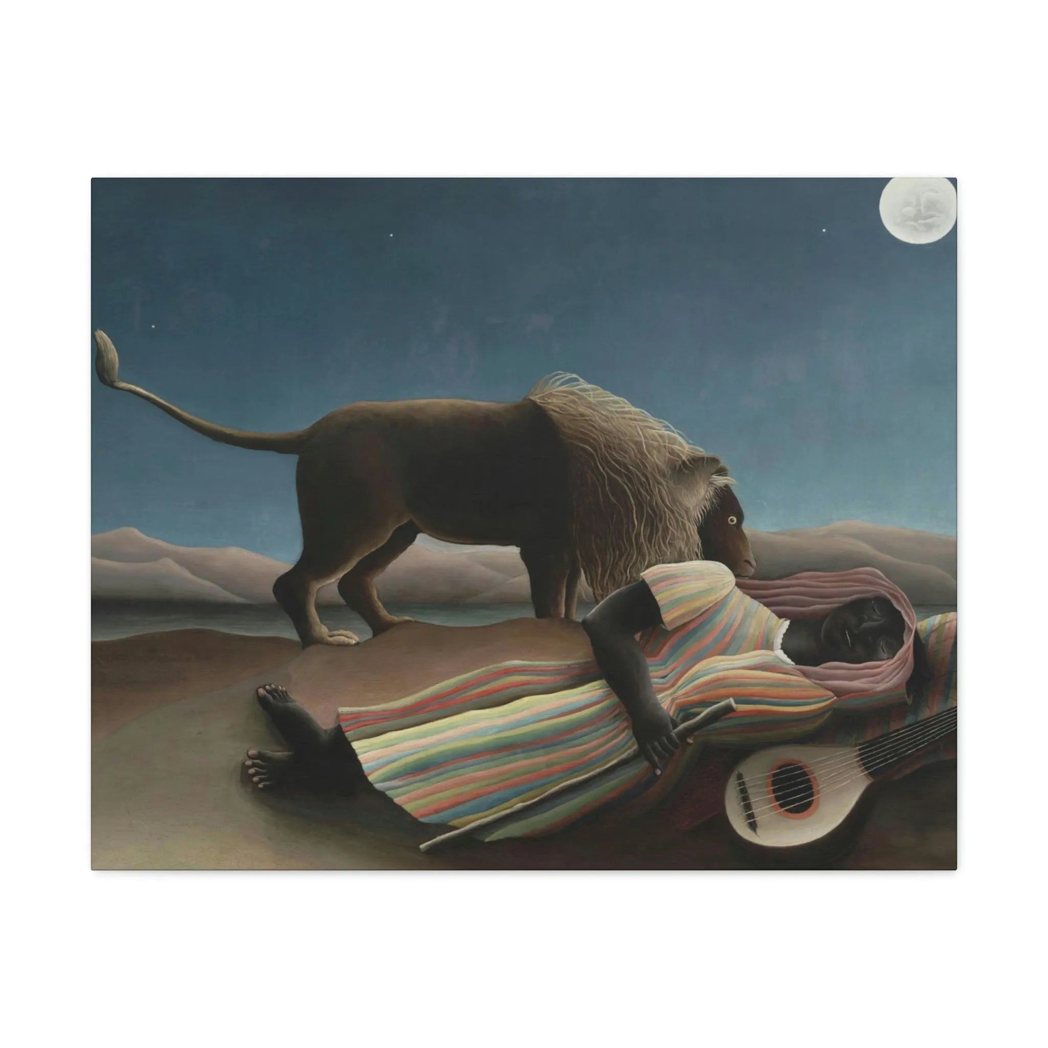 The Sleeping Gypsy Henri Rousseau Canvas Gallery Wraps