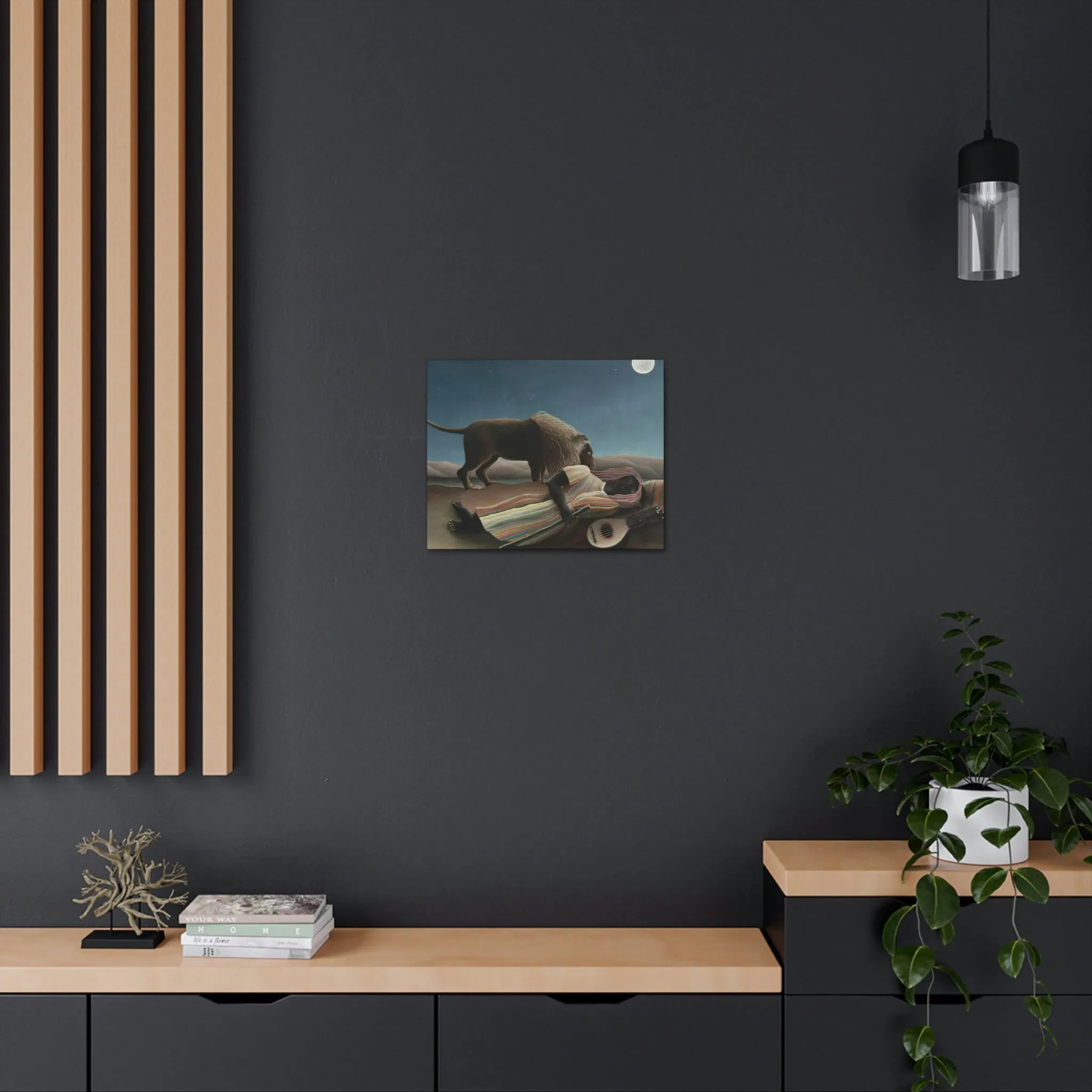 The Sleeping Gypsy Henri Rousseau Canvas Gallery Wraps