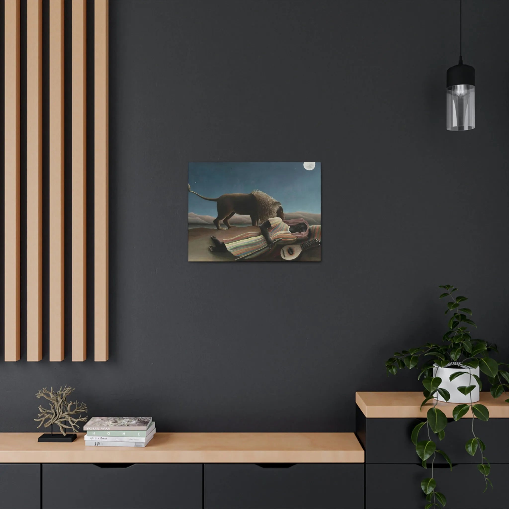 The Sleeping Gypsy Henri Rousseau Canvas Gallery Wraps