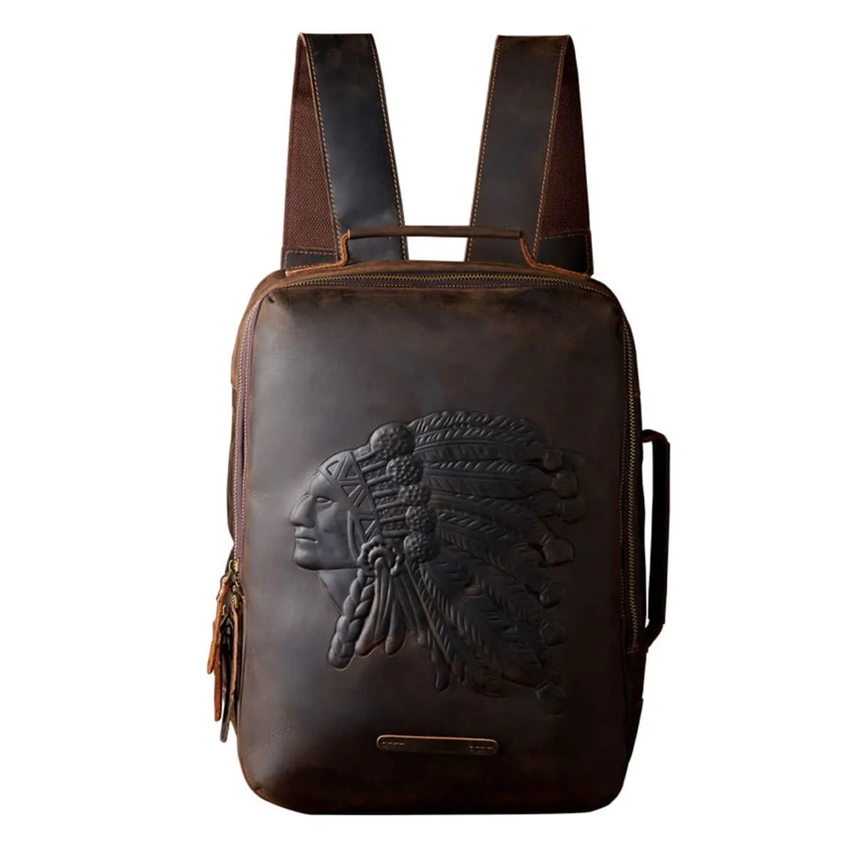 brown leather baby backpack Diaper Bag Backpack  Brown by Capra Leather