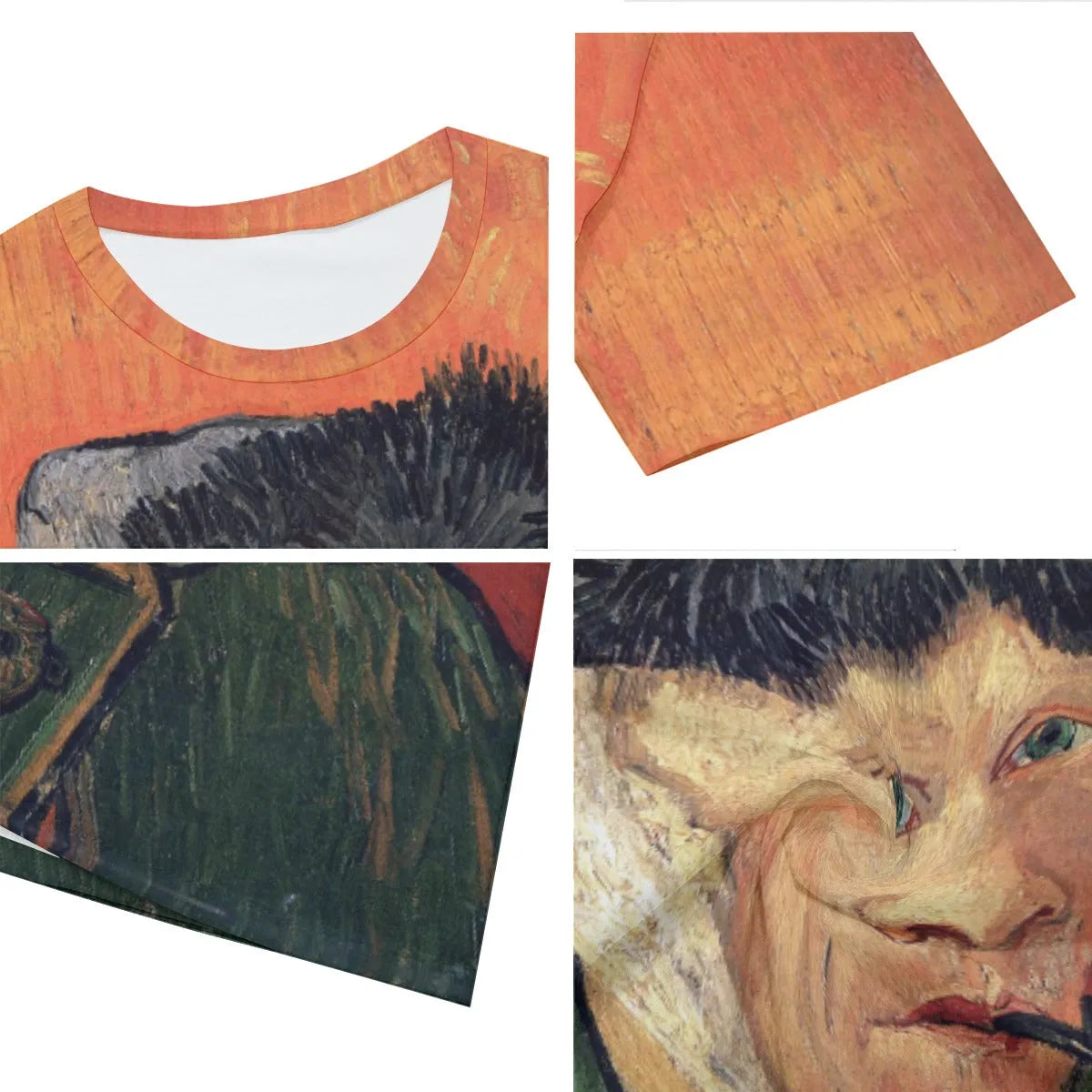 Van Gogh’s Self-Portrait with Bandaged Ear and Pipe T-Shirt