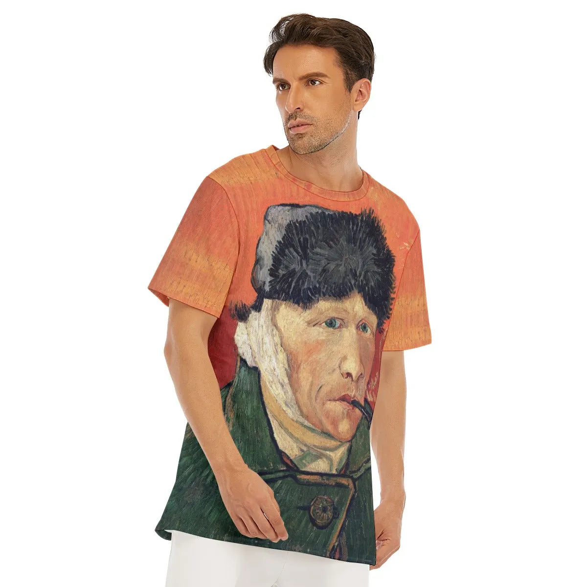 Van Gogh’s Self-Portrait with Bandaged Ear and Pipe T-Shirt