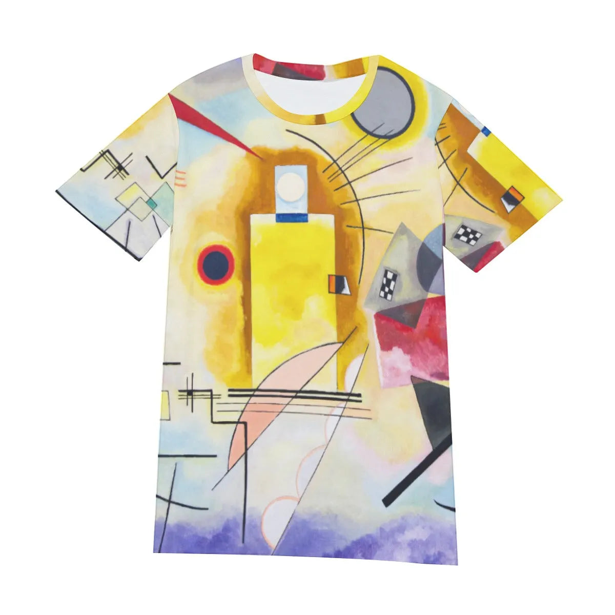 イエロー、レッド、ブルーのワシリー カンディンスキー T シャツ