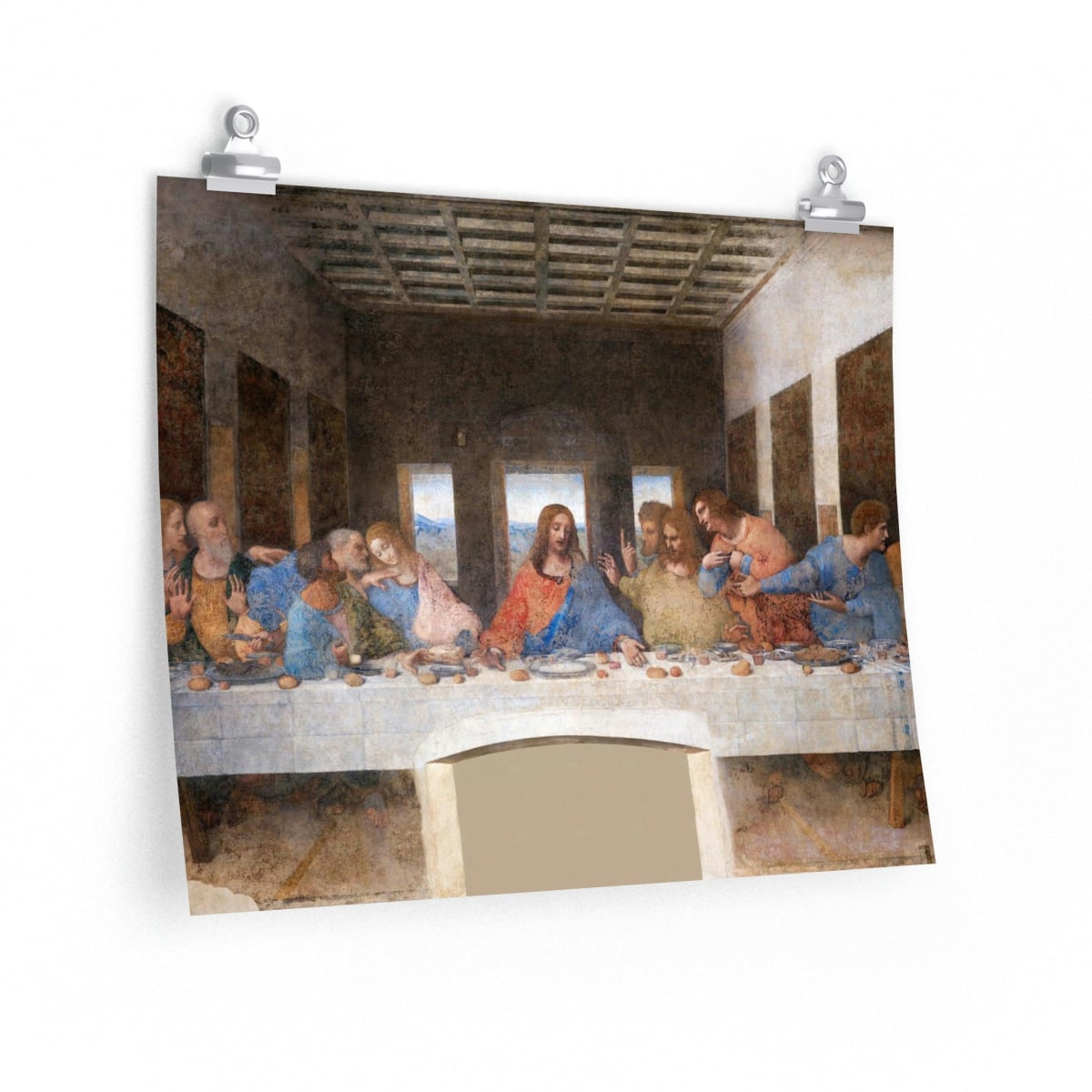 Leonardo Da Vinci The Last Supper Premium Posters