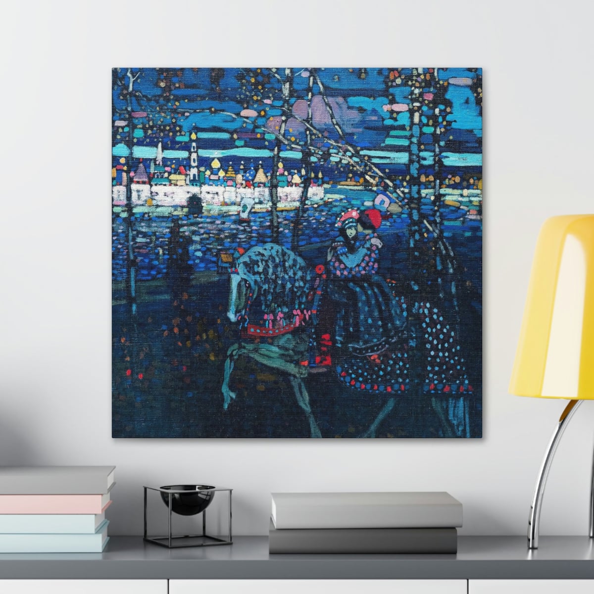 Riding Couple by Wassily Kandinsky Art Canvas Gallery Wraps