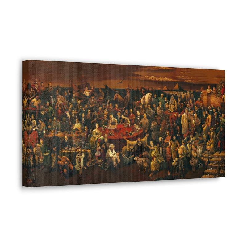 Vintage Historical Painting Canvas Gallery Wrap