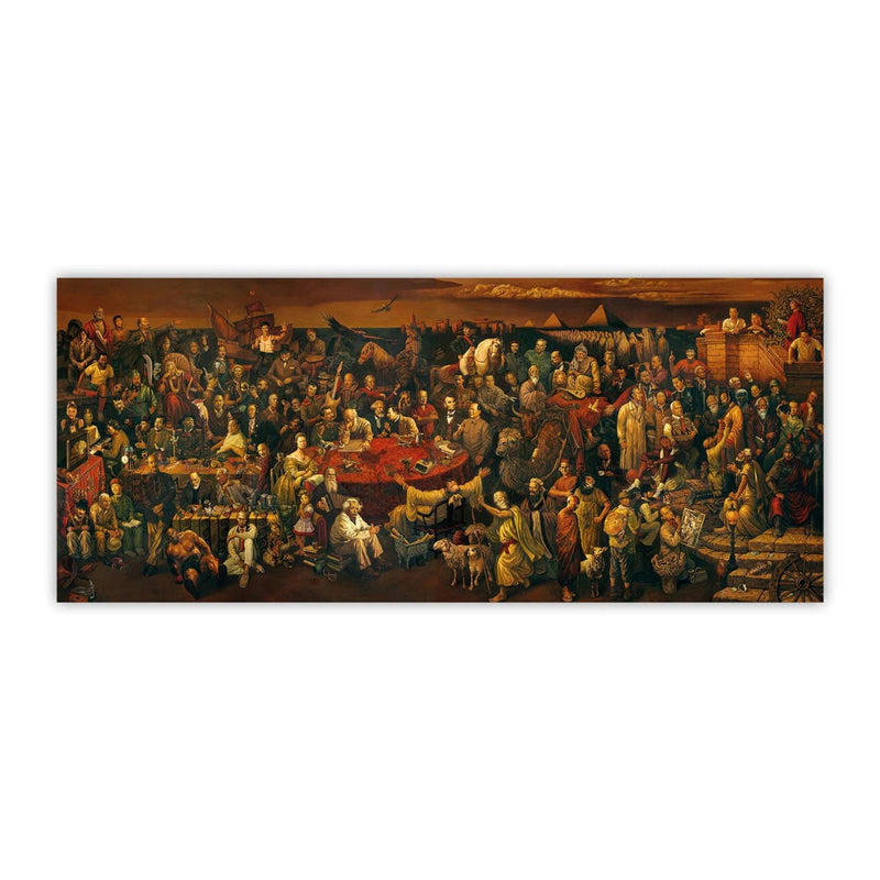 103 Famous People Historical Painting Canvas Print