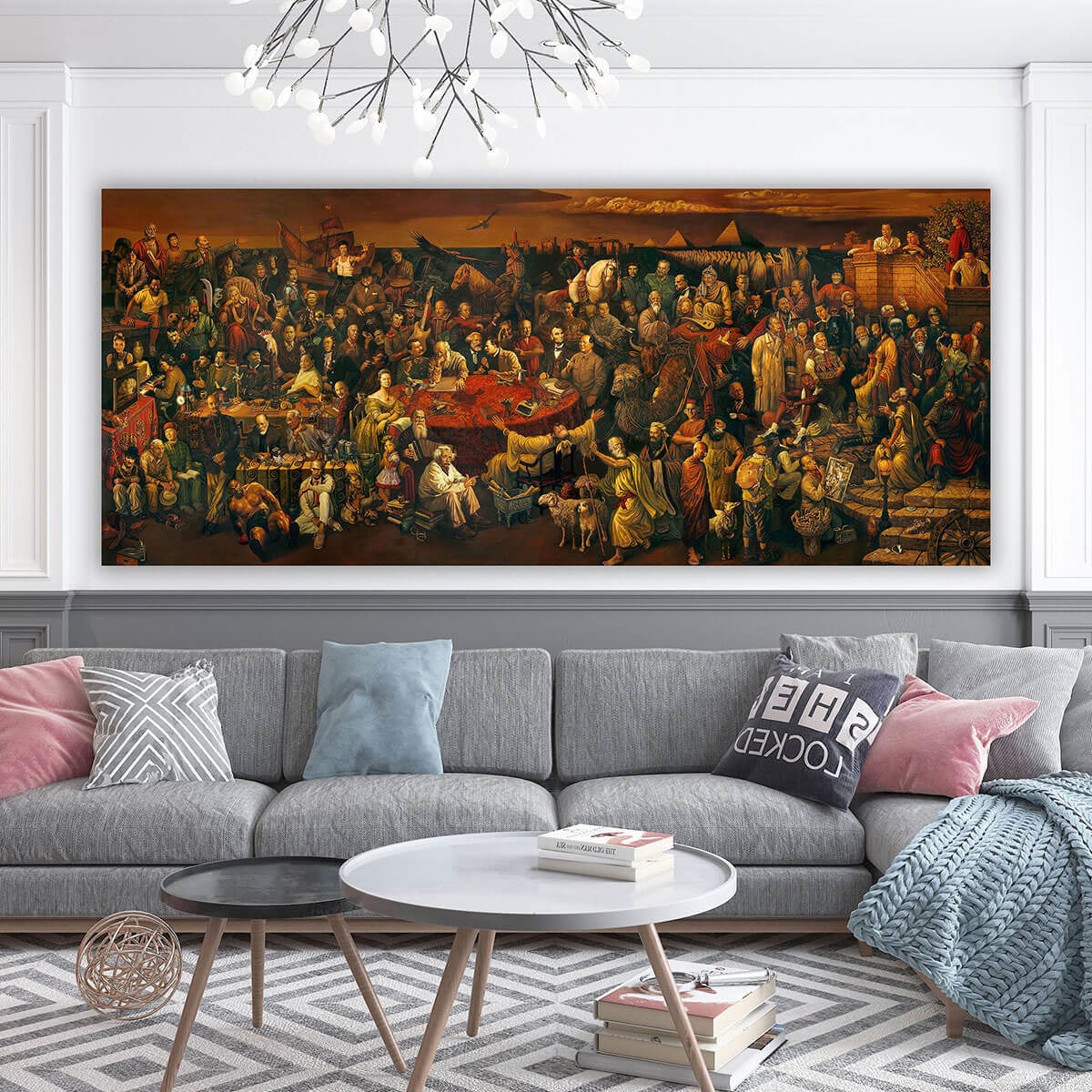Historical Painting Canvas Print