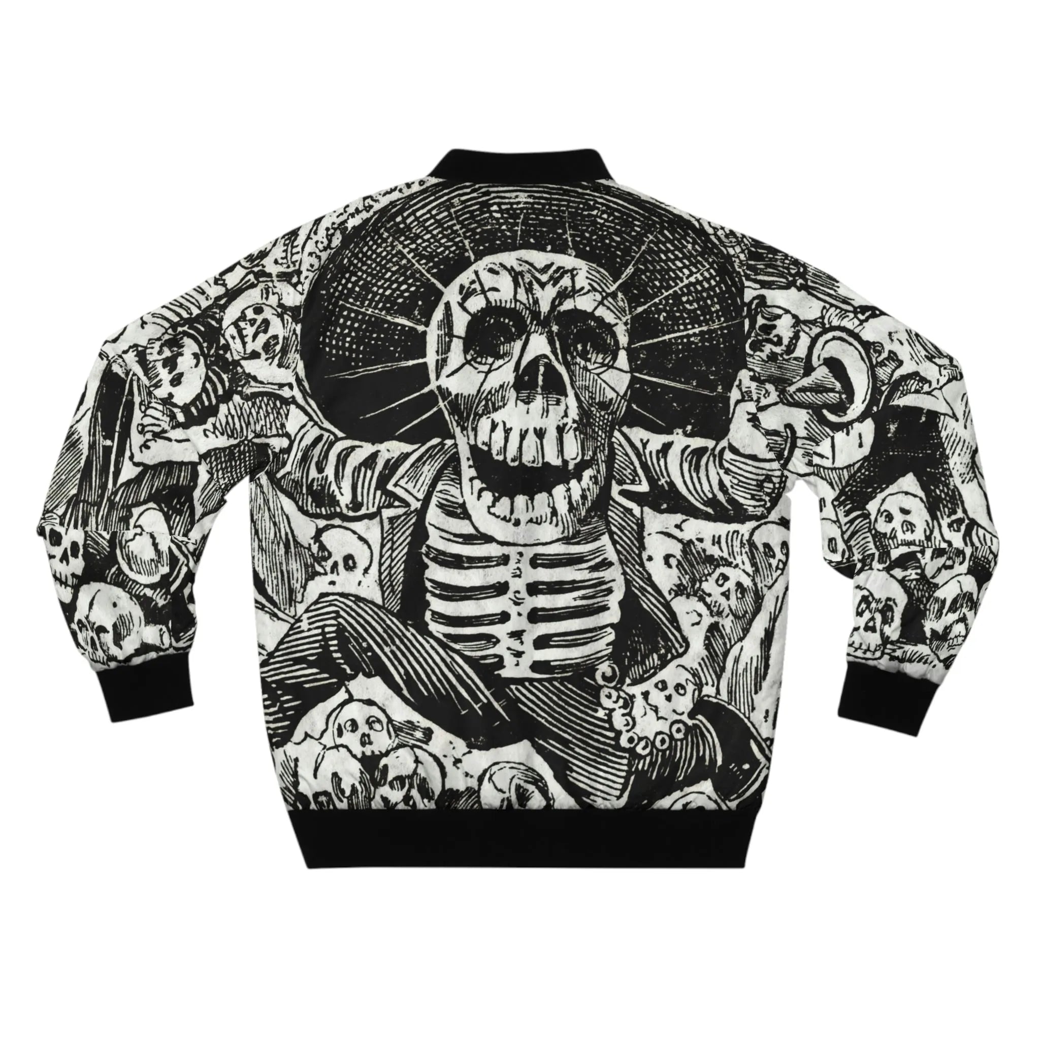 Jose Guadalupe Mexican Skeleton Art Bomberjacka