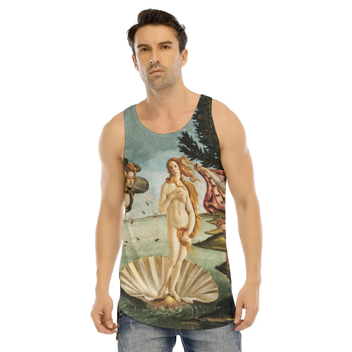 The Birth of Venus Sandro Botticelli Art Tank Top