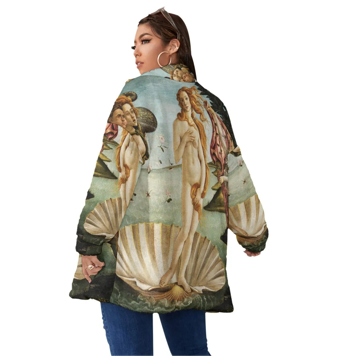 The Birth of Venus Sandro Botticelli Women's Fleece Jacket