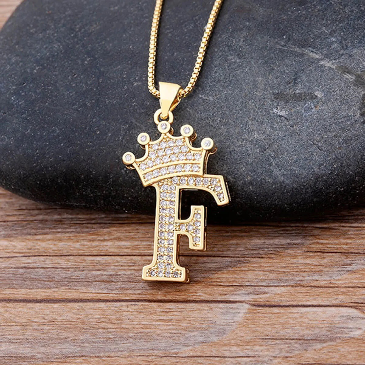 A-Z-Crown-Alphabet-Necklace-F