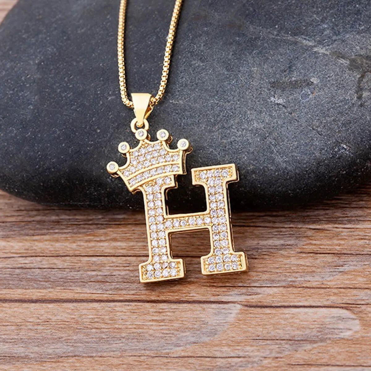 A-Z-Crown-Alphabet-Necklace-H