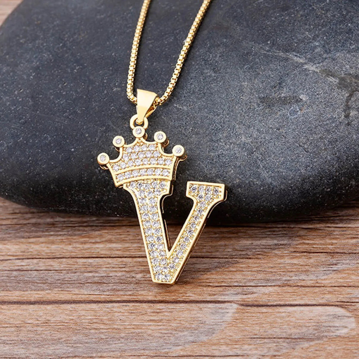 A-Z-Crown-Alphabet-Necklace-V