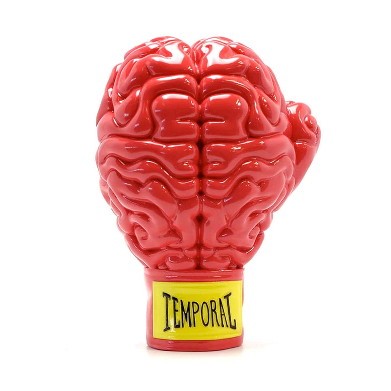 Brain Boxing Red Gloves Luxury Sculpture
