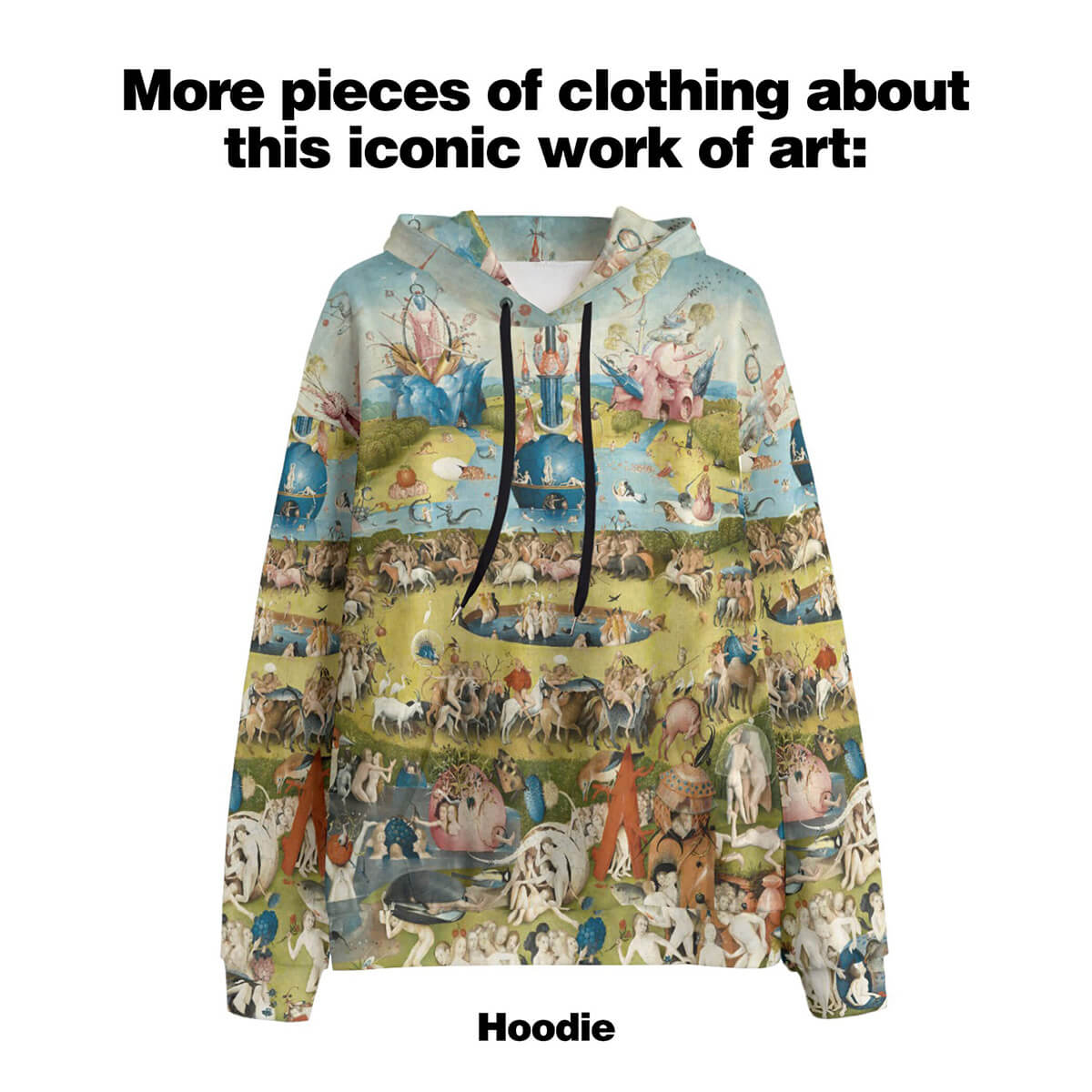 Tricou Grădina deliciilor pământești de Hieronymus Bosch