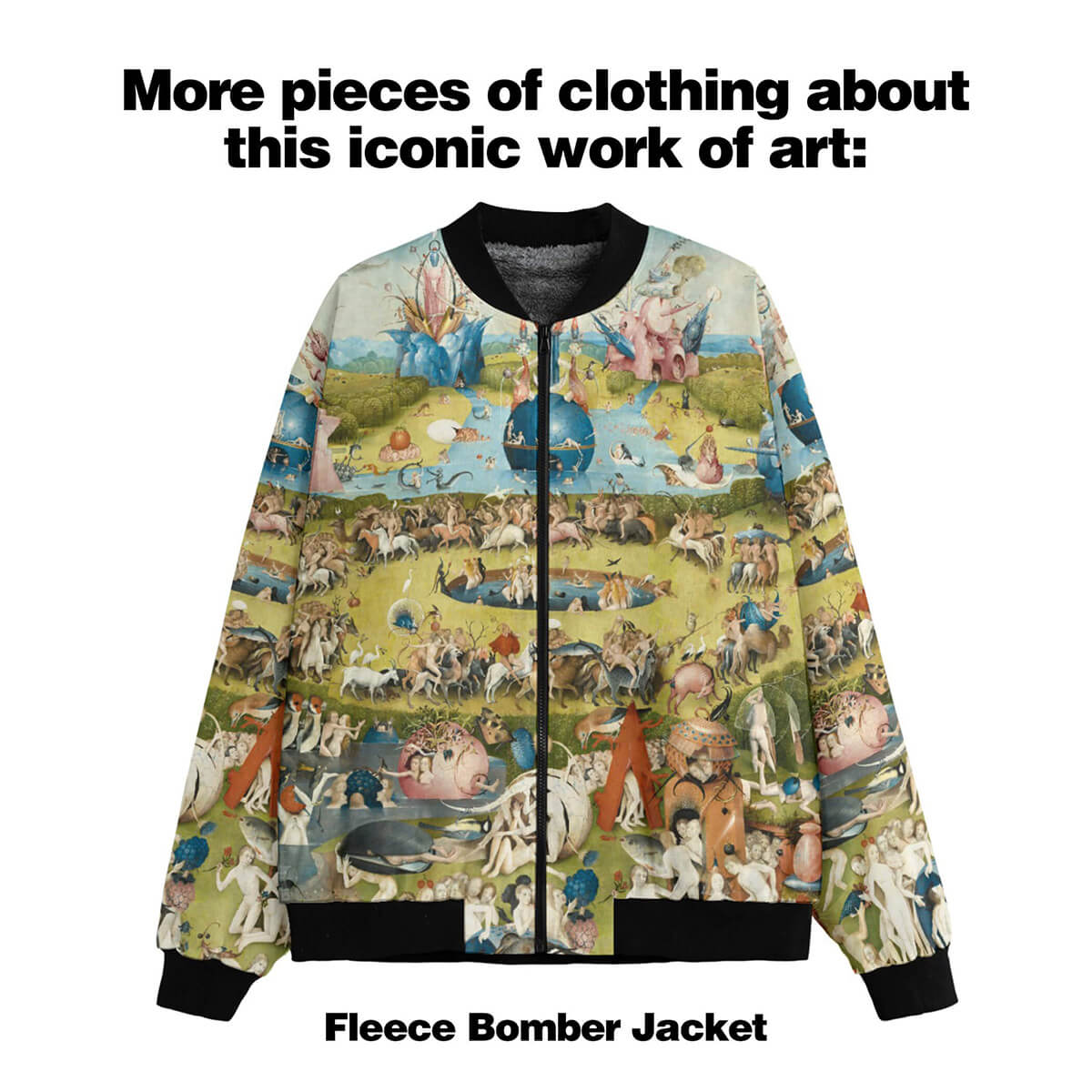 Худи с капюшоном Hieronymus Bosch The Garden of Earthly Delights Art