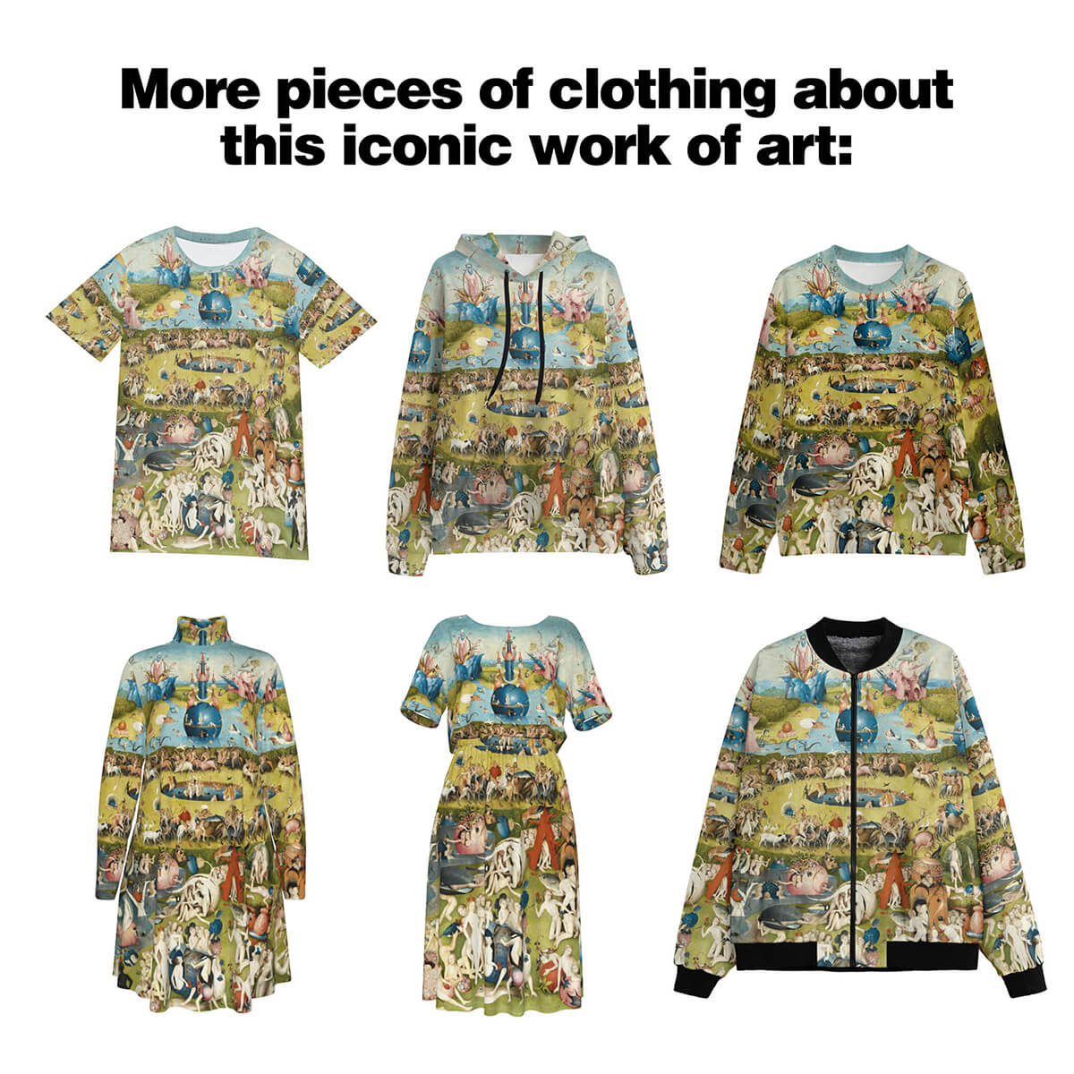 Bluza z kapturem Hieronymus Bosch Ogród rozkoszy ziemskich