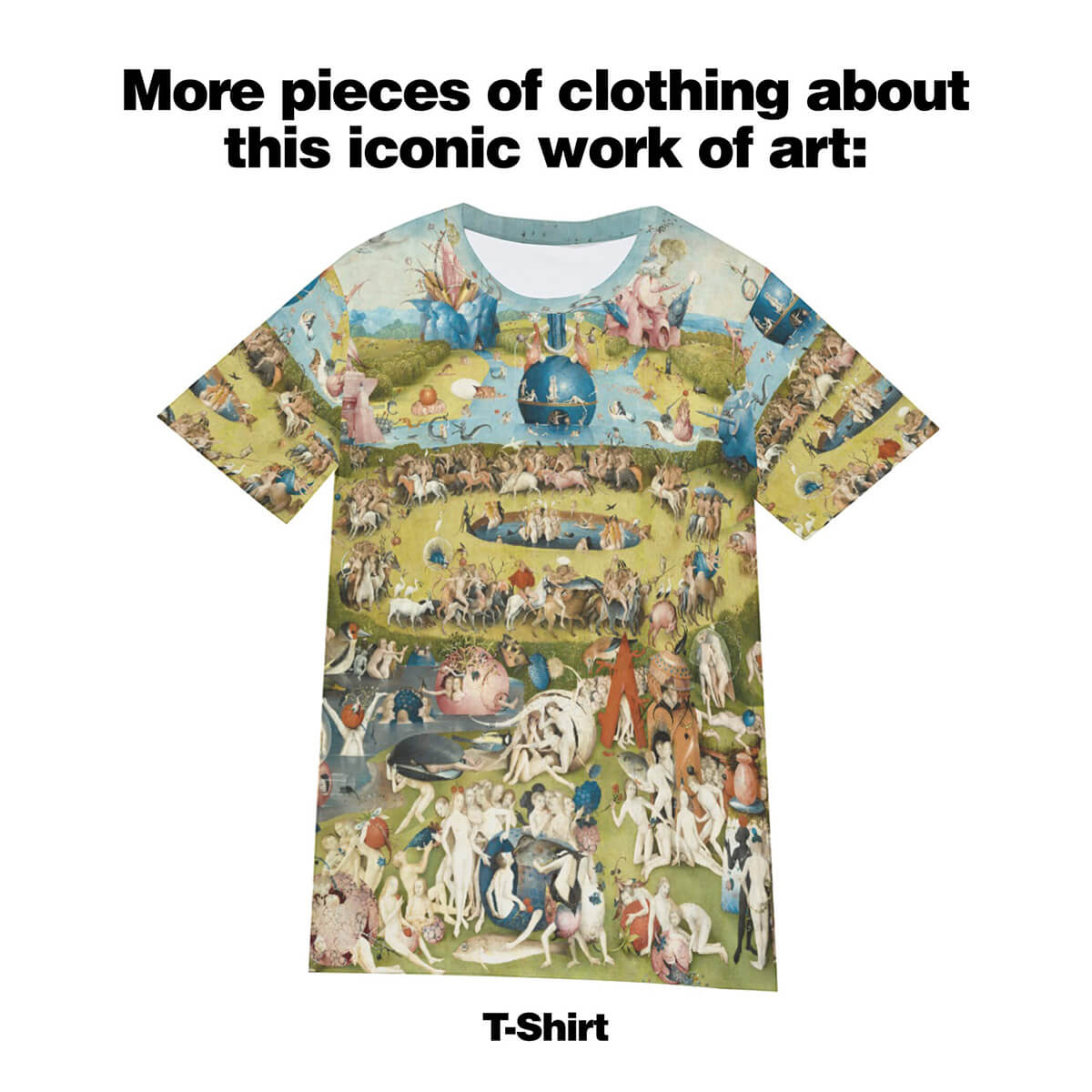 The Garden of Earthly Delights av Hieronymus Bosch 4-delat påslakanset