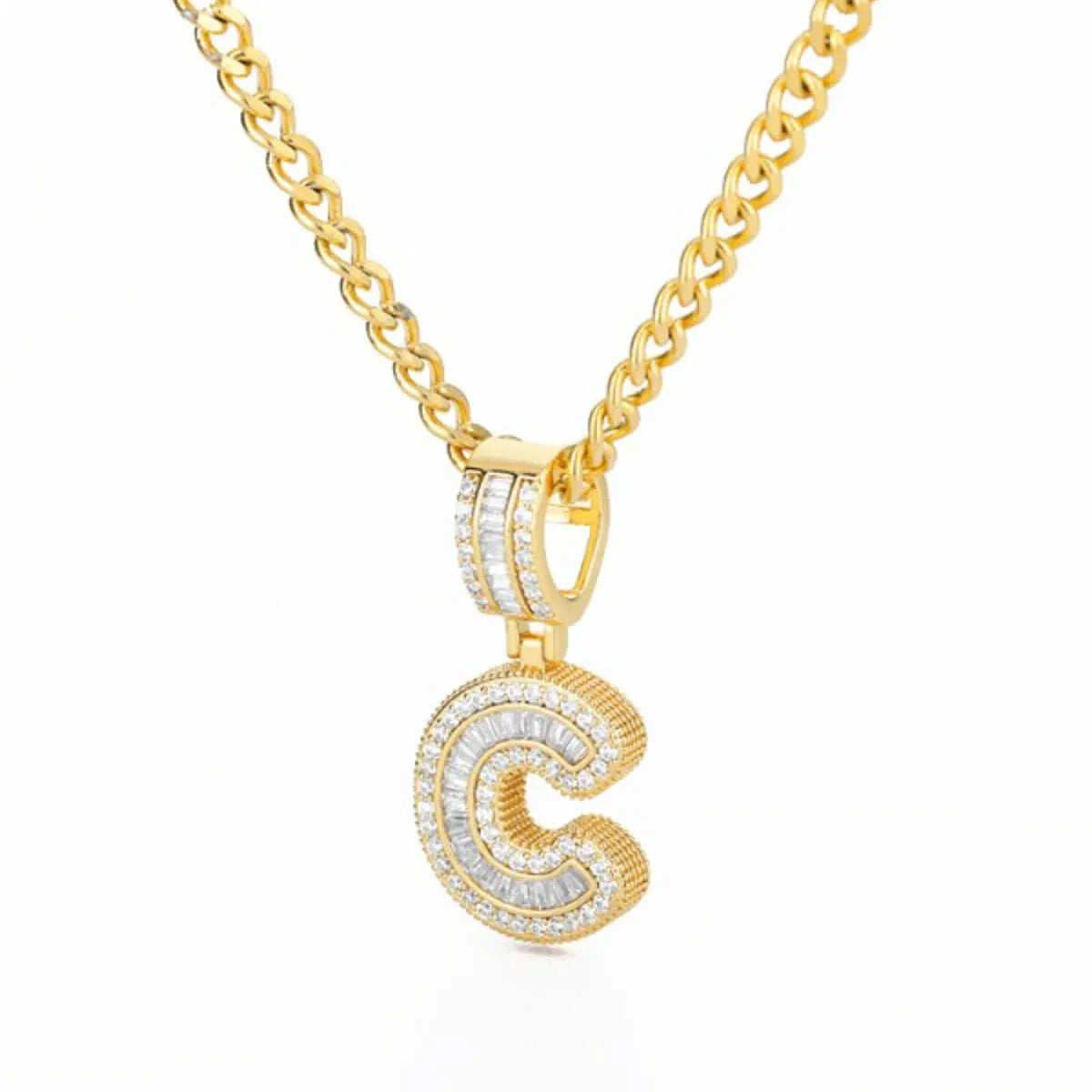 Golden-Alphabet-Necklace-Personlize-Letter-C