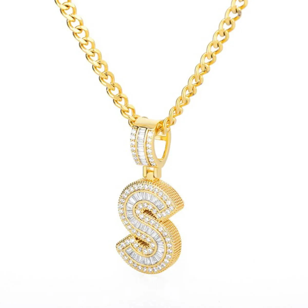 Golden-Alphabet-Necklace-Personlize-Letter-S