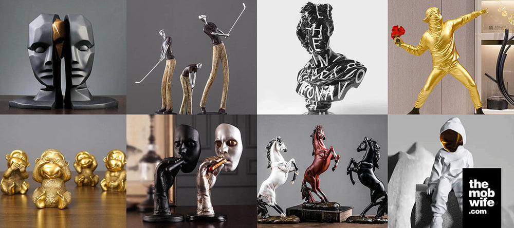 Modern Art Sculptures for Home Decor and Office