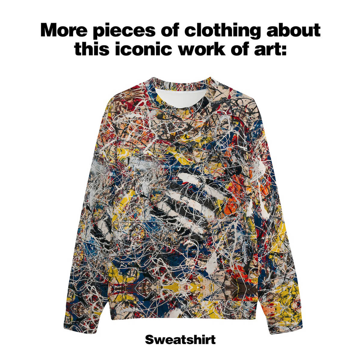 Nummer 17A fra Jackson Pollock Silk Shirt Suit