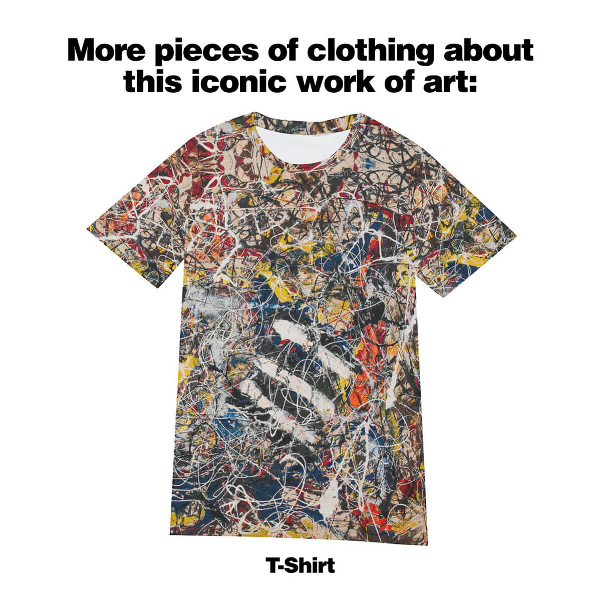 Abstraktní kabelka číslo 17A od Jacksona Pollocka
