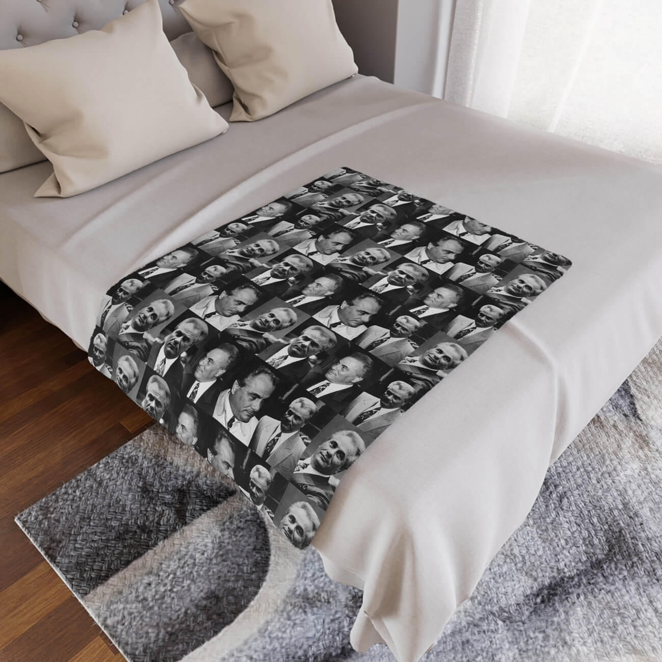 John Gotti Gambino Family Minky Blanket
