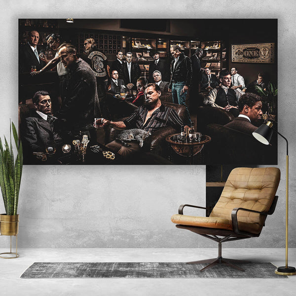 Famous Gangsters Film Legends Wall Art Posters