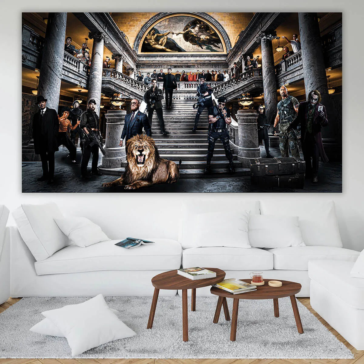 Sports Athletes Iconic Canvas Print