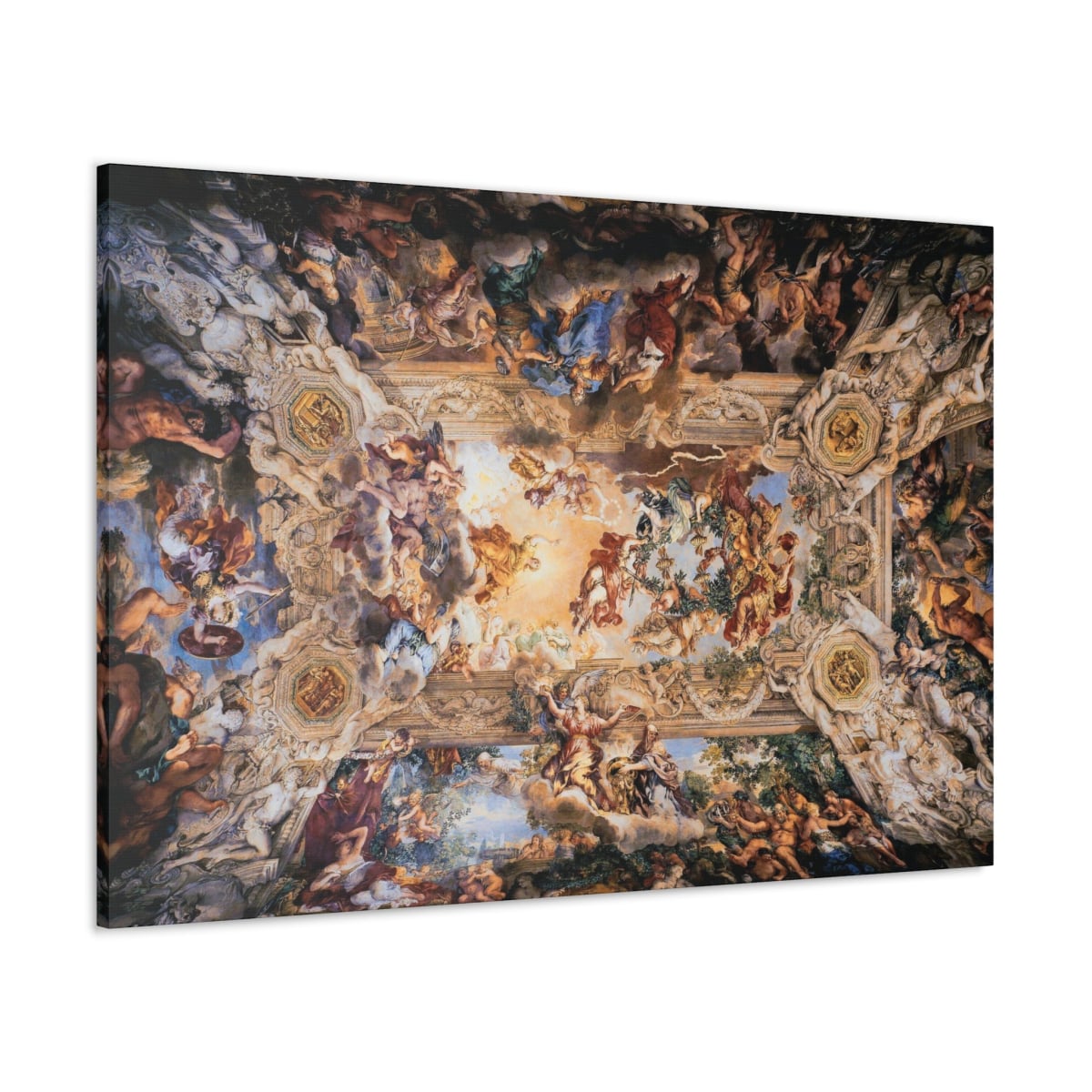 Allegory of Divine Providence and Barberini Power Canvas Gallery Wraps