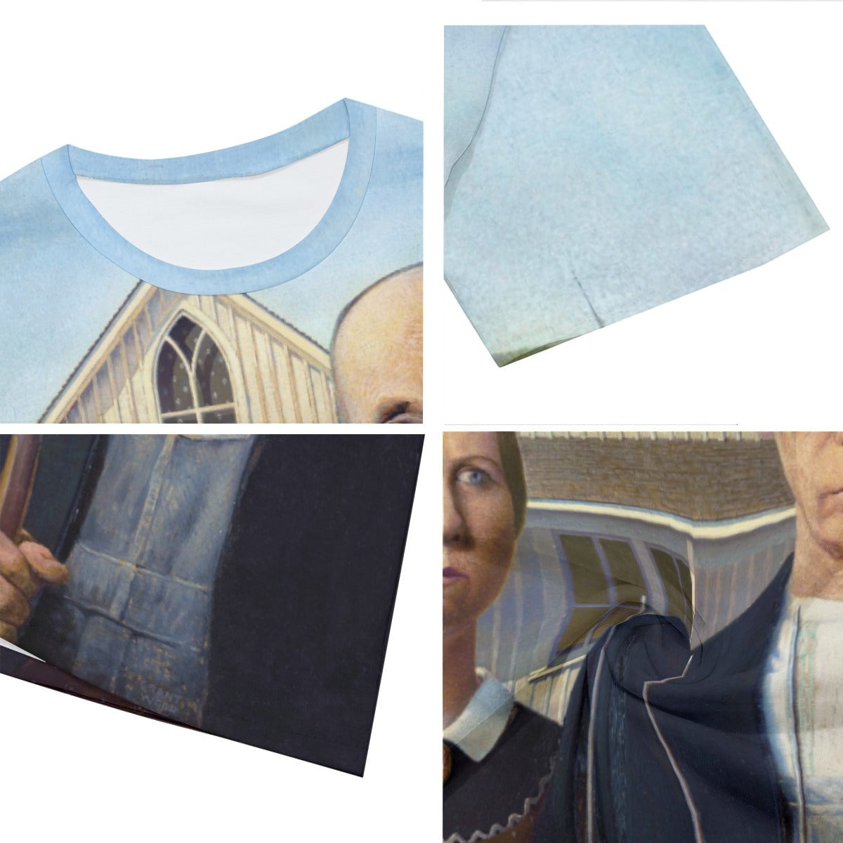 American Gothic by Grant Wood T-Shirt