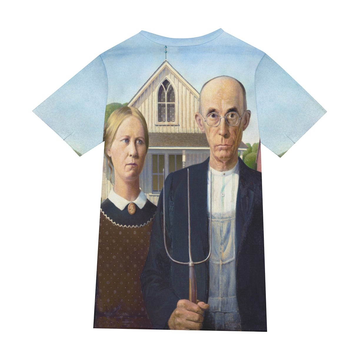 American Gothic by Grant Wood T-Shirt