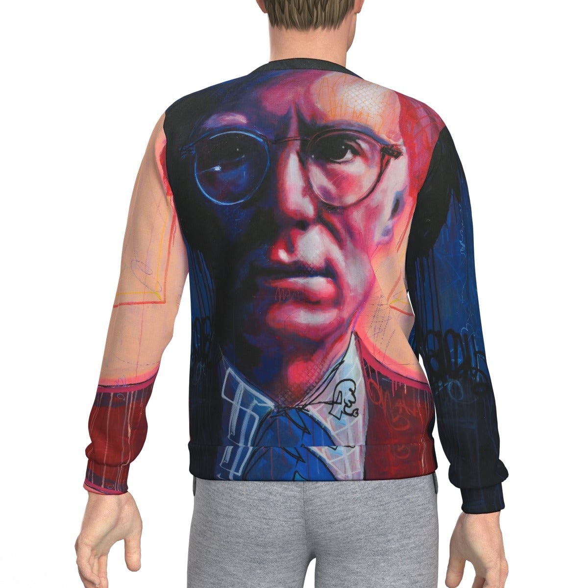 Andy Warhol Iconic Pop Art Surrealism Collage Sweatshirt